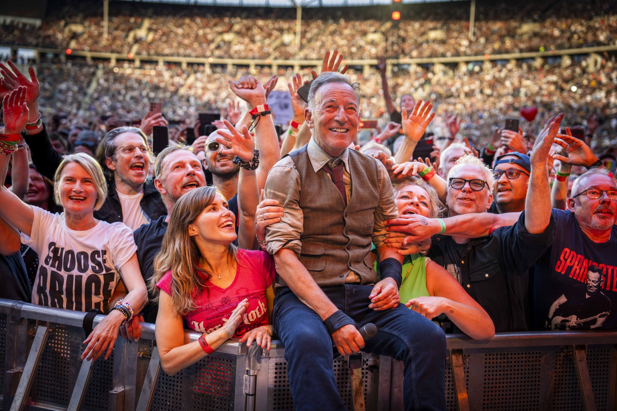 Bruce Springsteen & E Street Band at Olympiastadion, Berlin, Germany on June 11, 2025.