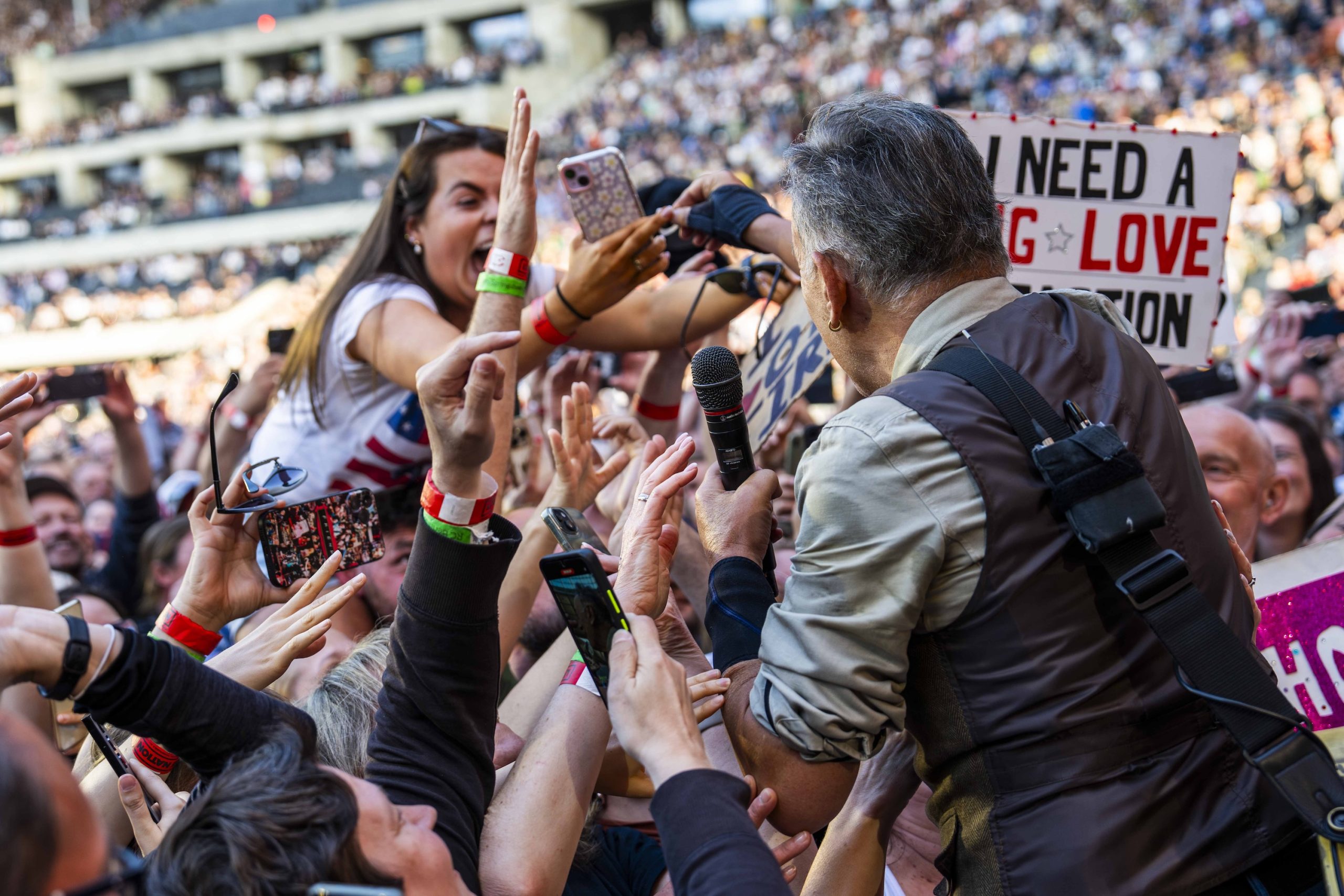 Bruce Springsteen & E Street Band at Olympiastadion, Berlin, Germany on June 11, 2025.