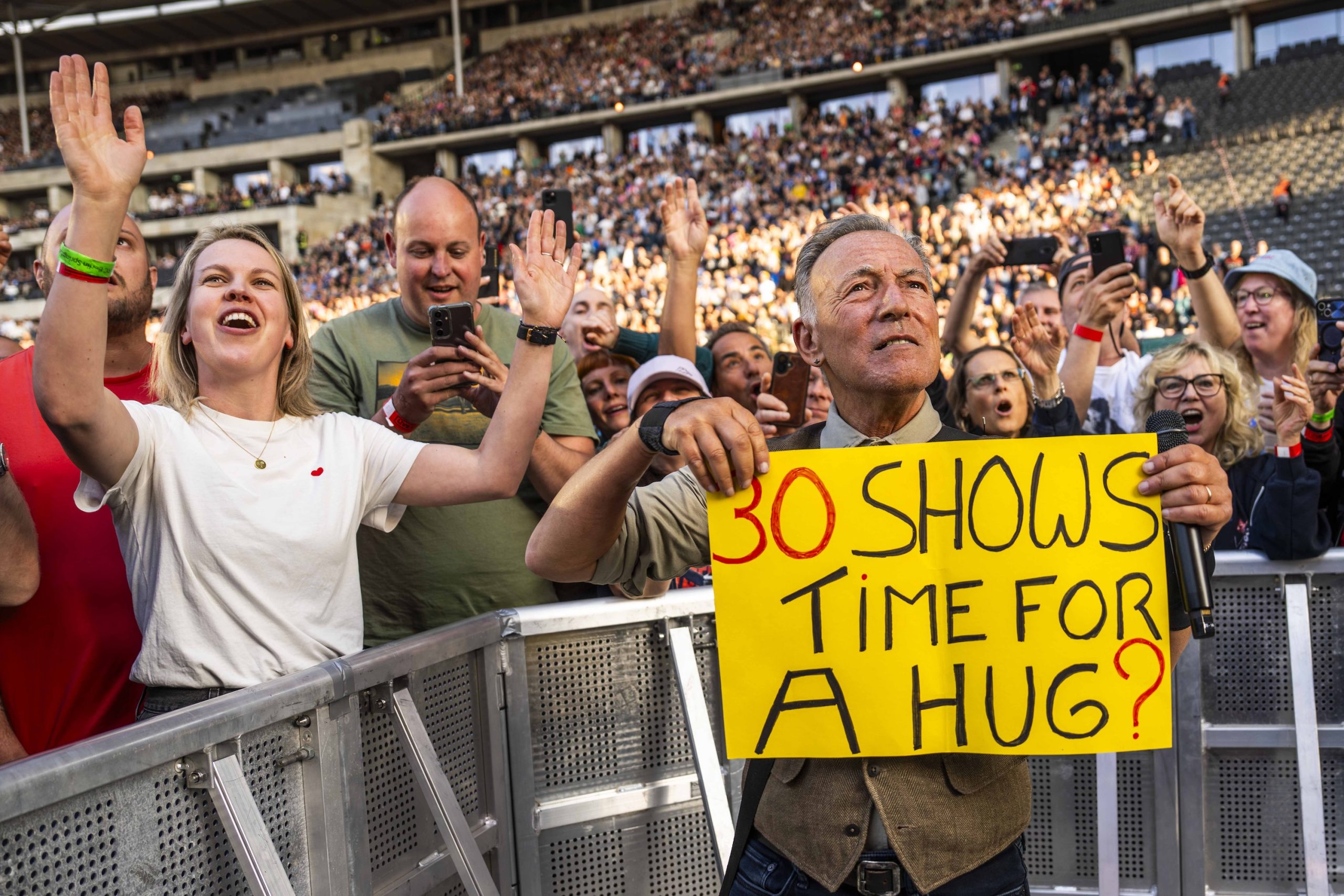 Bruce Springsteen & E Street Band at Olympiastadion, Berlin, Germany on June 11, 2025.