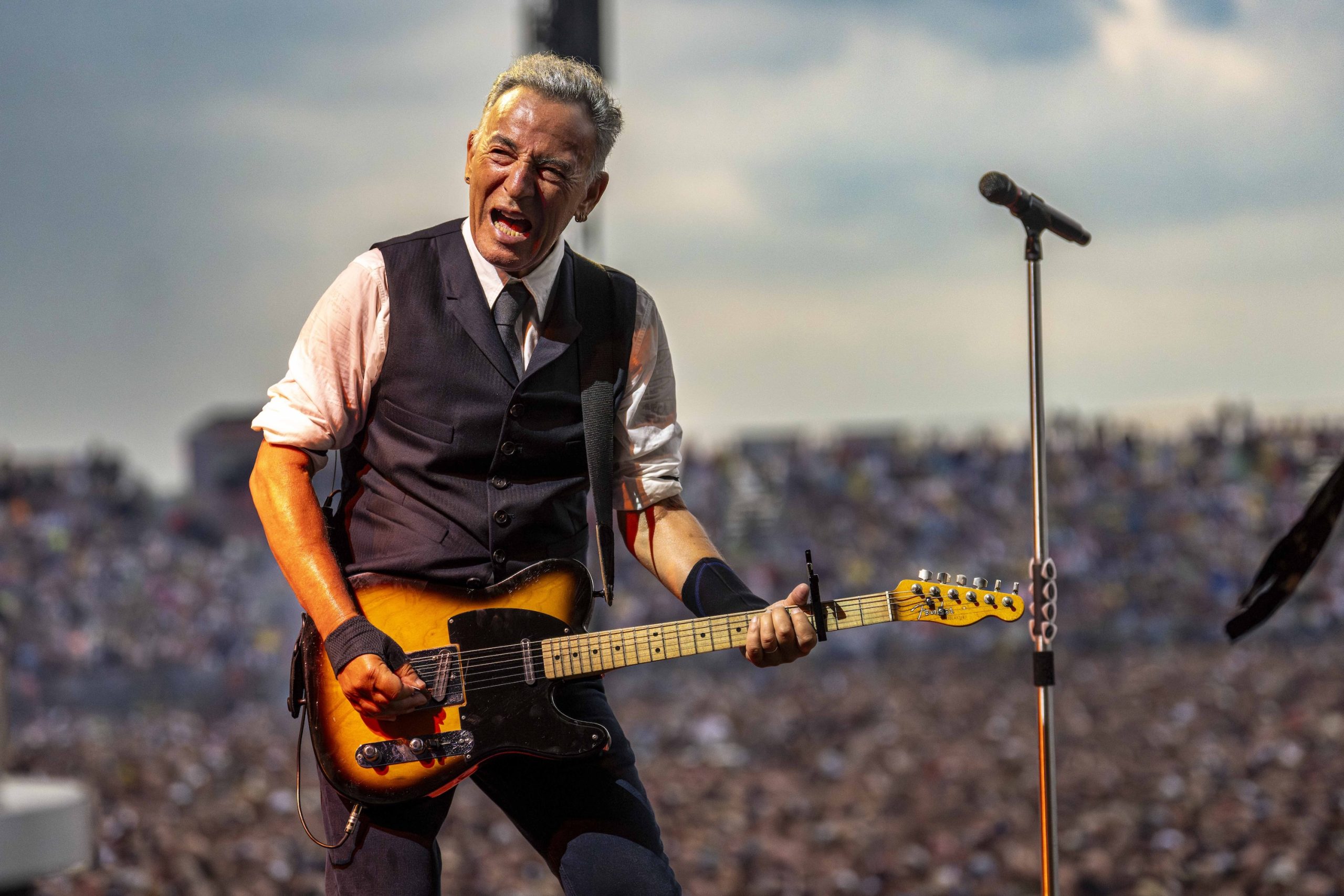 Bruce Springsteen & E Street Band at Airport Letnany, Prague, Czech Republic on June 15, 2025.