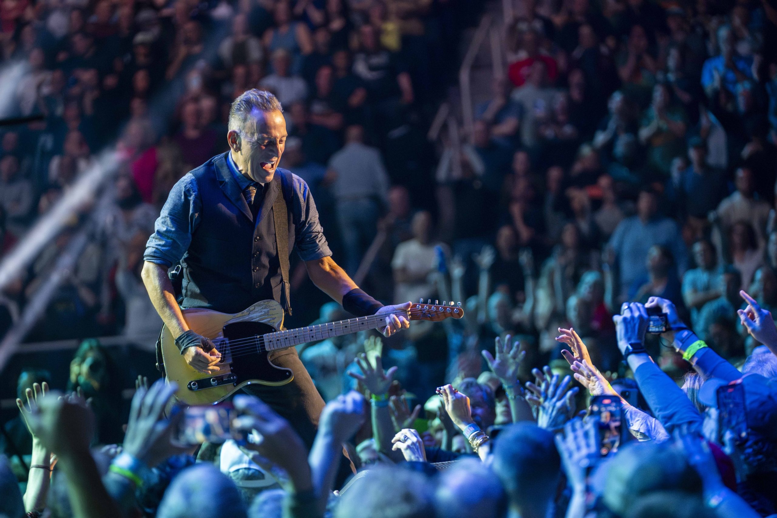 Bruce Springsteen & E Street Band at MVP Arena, Albany, New York on April 15, 2024.