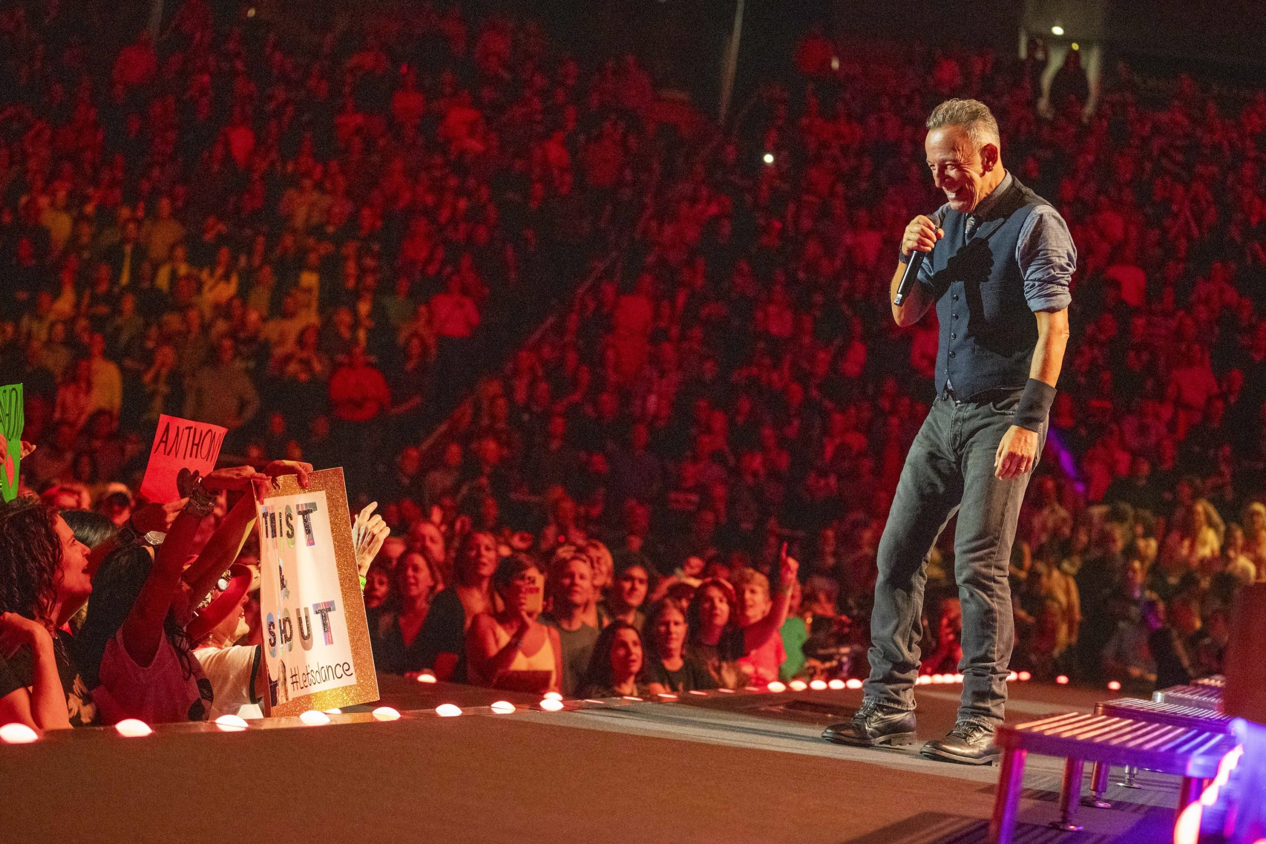 Bruce Springsteen & E Street Band at MVP Arena, Albany, New York on April 15, 2024.