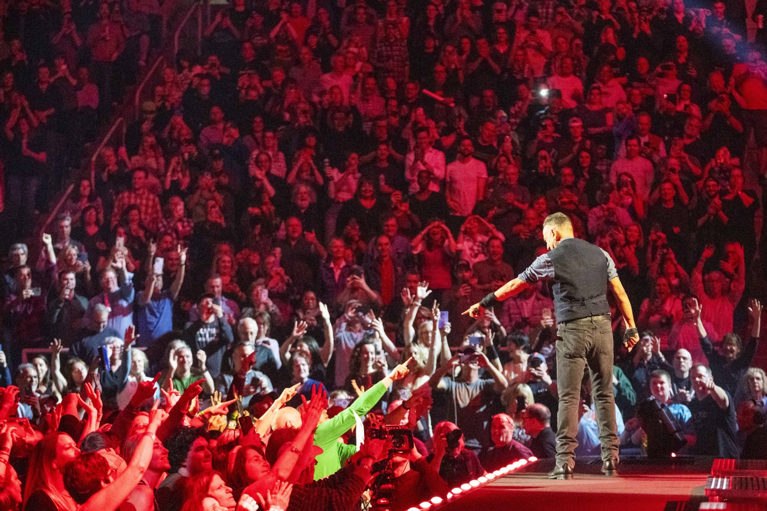Bruce Springsteen & E Street Band at MVP Arena, Albany, New York on April 15, 2024.