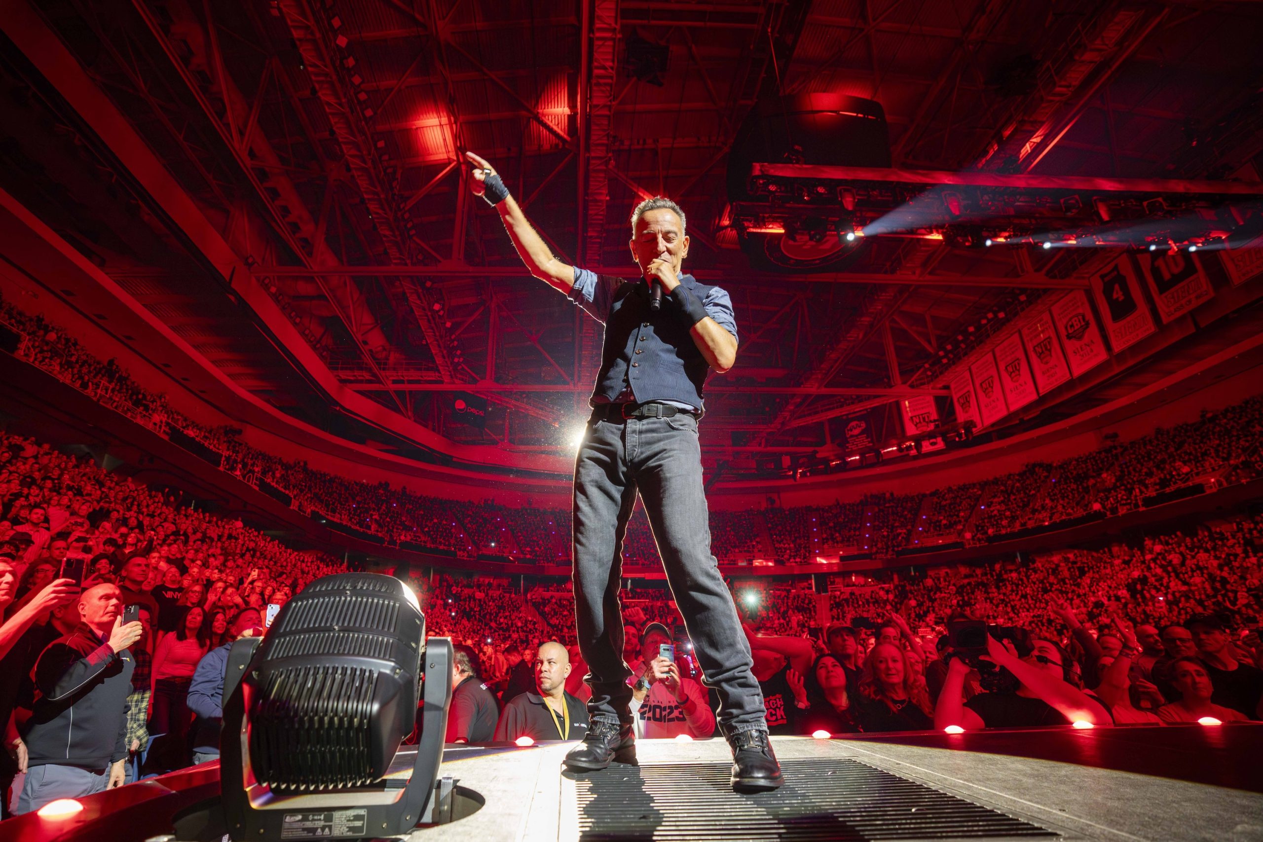 Bruce Springsteen & E Street Band at MVP Arena, Albany, New York on April 15, 2024.