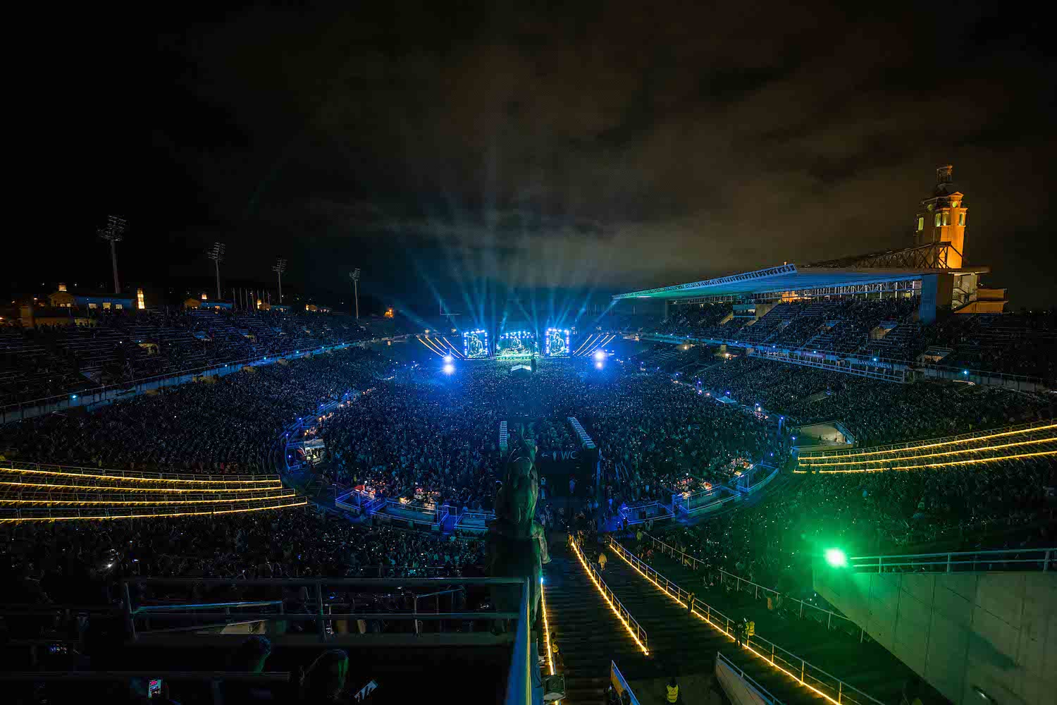 Bruce Springsteen & E Street Band at Estadi Olímpic, Barcelona, Spain on April 30, 2023.