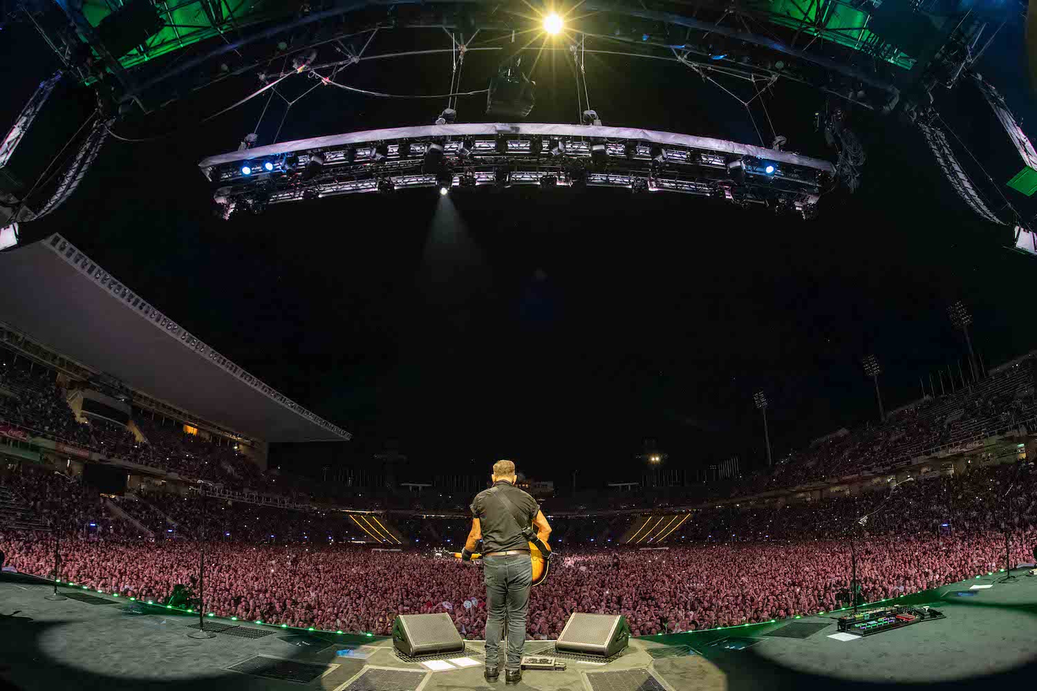 Bruce Springsteen & E Street Band at Estadi Olímpic, Barcelona, Spain on April 28, 2023.