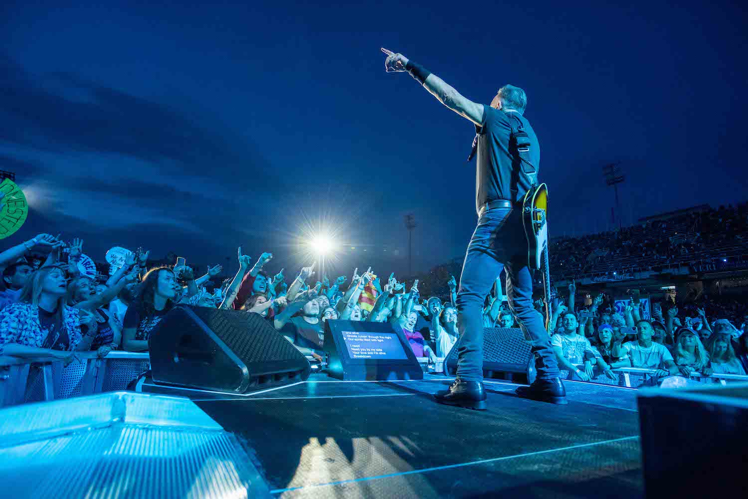 Bruce Springsteen & E Street Band at Estadi Olímpic, Barcelona, Spain on April 28, 2023.