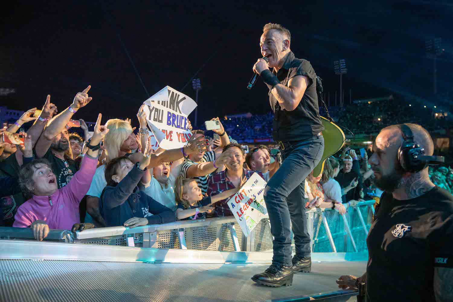 Bruce Springsteen & E Street Band at Estadi Olímpic, Barcelona, Spain on April 28, 2023.