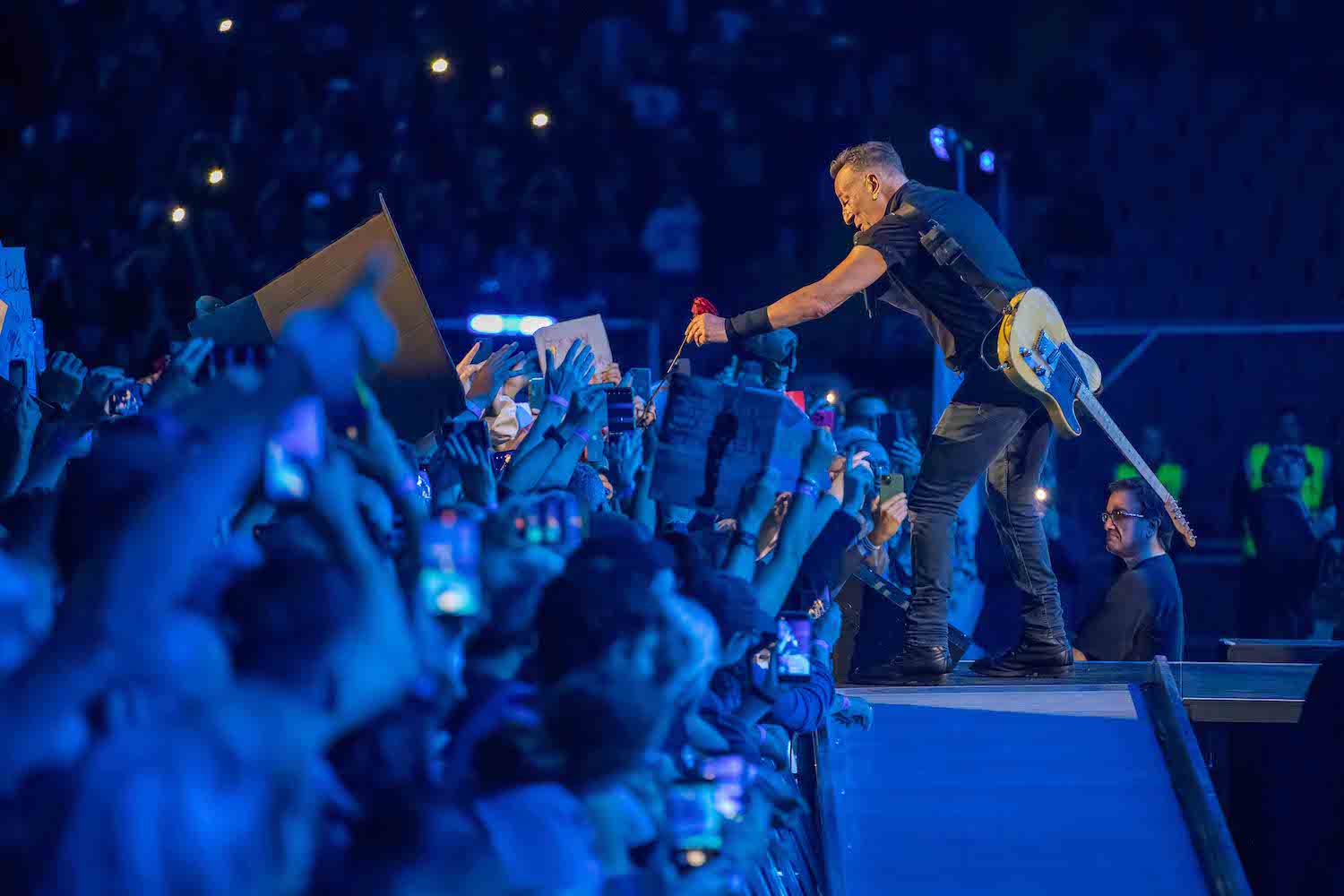 Bruce Springsteen & E Street Band at Estadi Olímpic, Barcelona, Spain on April 28, 2023.