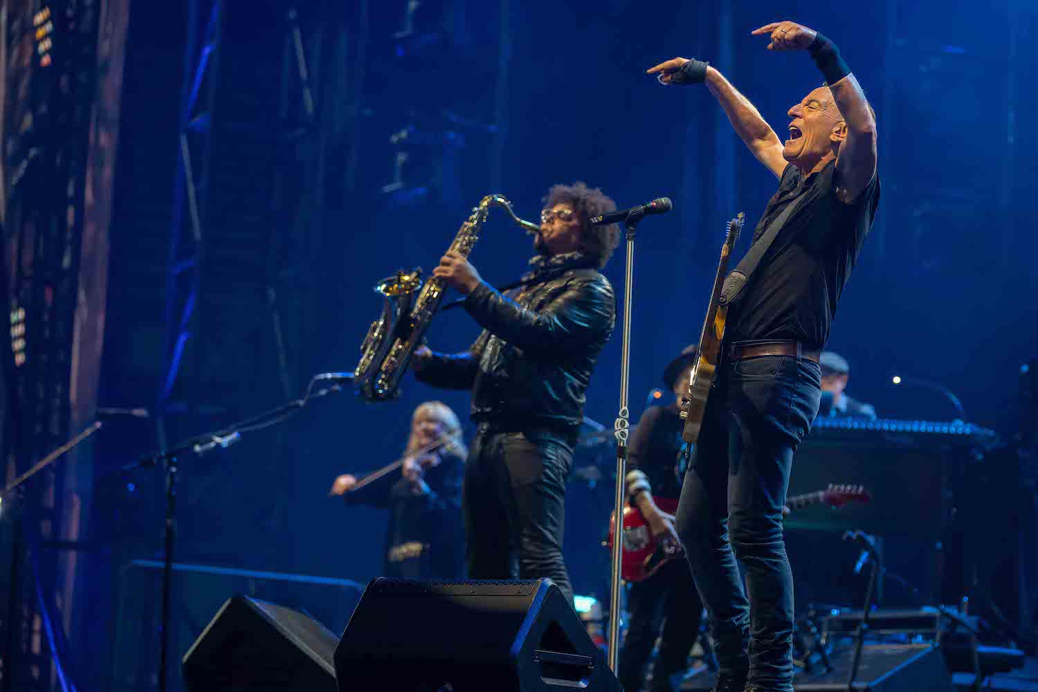 Bruce Springsteen & E Street Band at Estadi Olímpic, Barcelona, Spain on April 28, 2023.