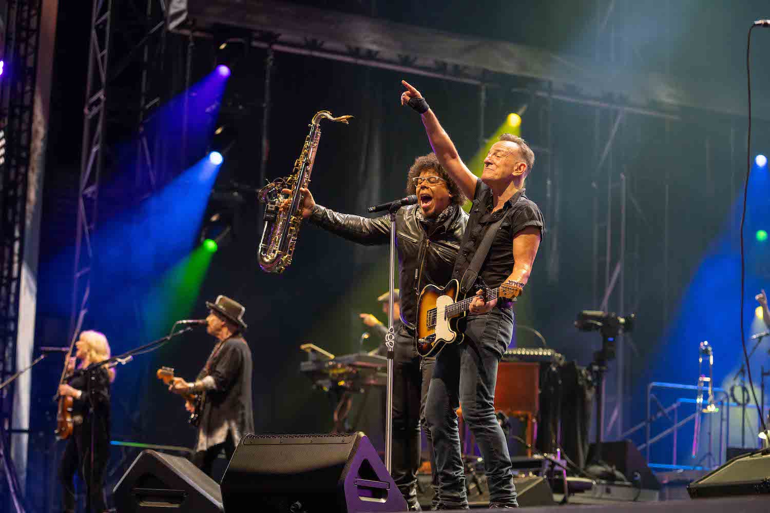Bruce Springsteen & E Street Band at Estadi Olímpic, Barcelona, Spain on April 28, 2023.