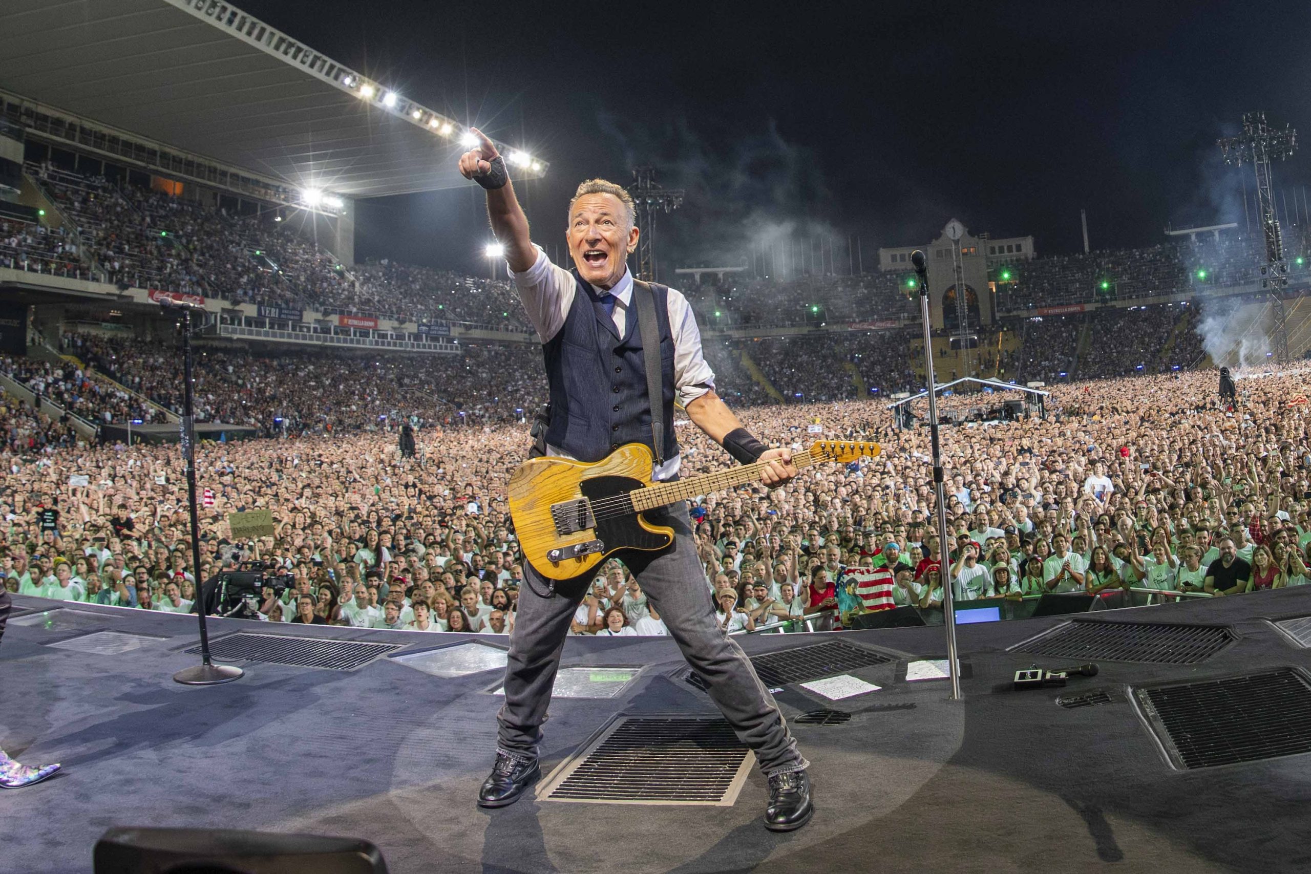 Bruce Springsteen & E Street Band at Estadi Olímpic, Barcelona, Spain on June 20, 2024.