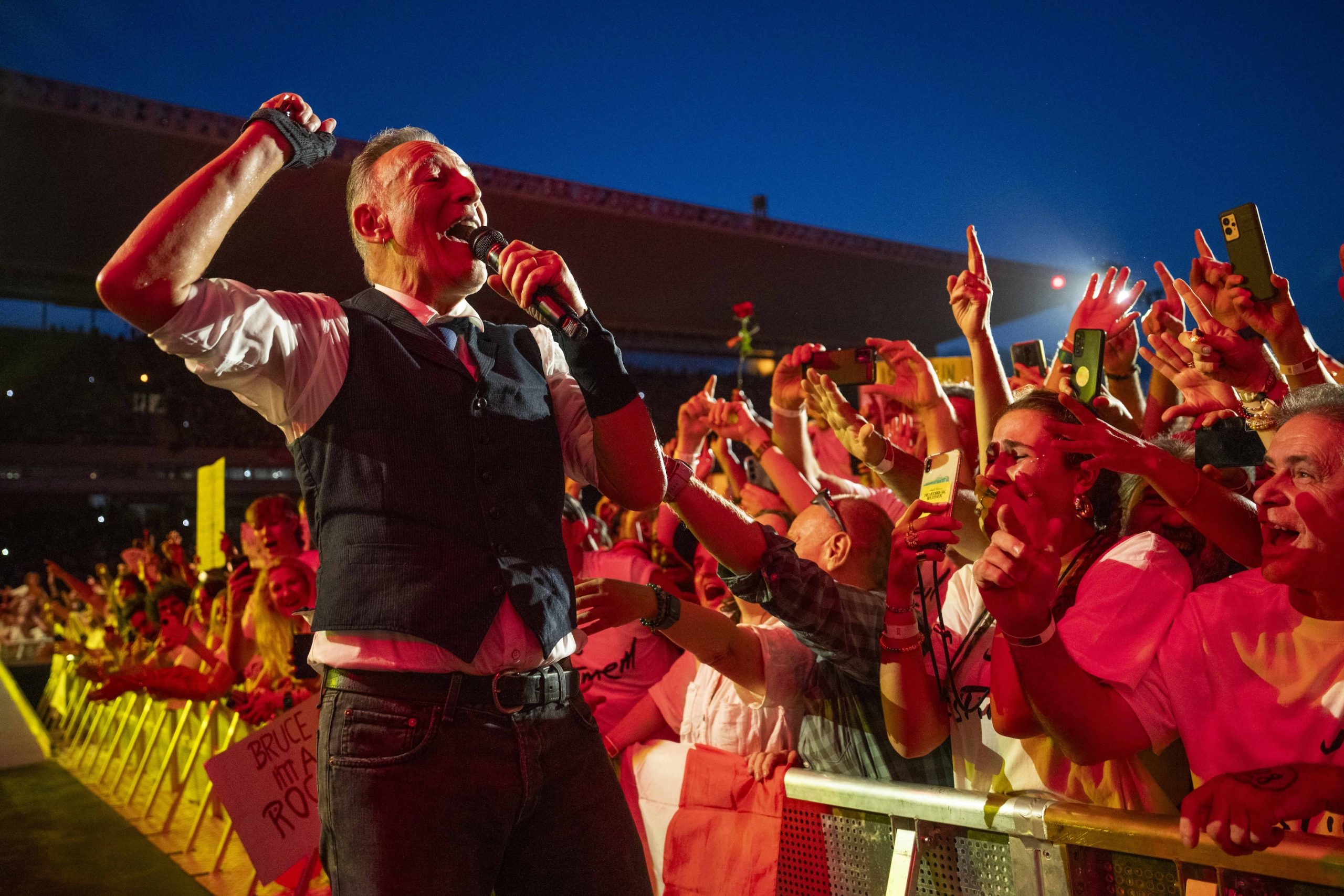 Bruce Springsteen & E Street Band at Estadi Olímpic, Barcelona, Spain on June 20, 2024.