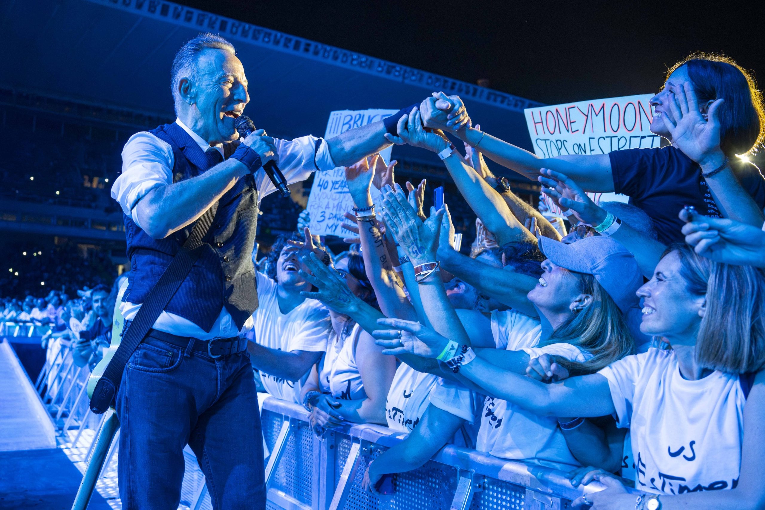 Bruce Springsteen & E Street Band at Estadi Olímpic, Barcelona, Spain on June 20, 2024.