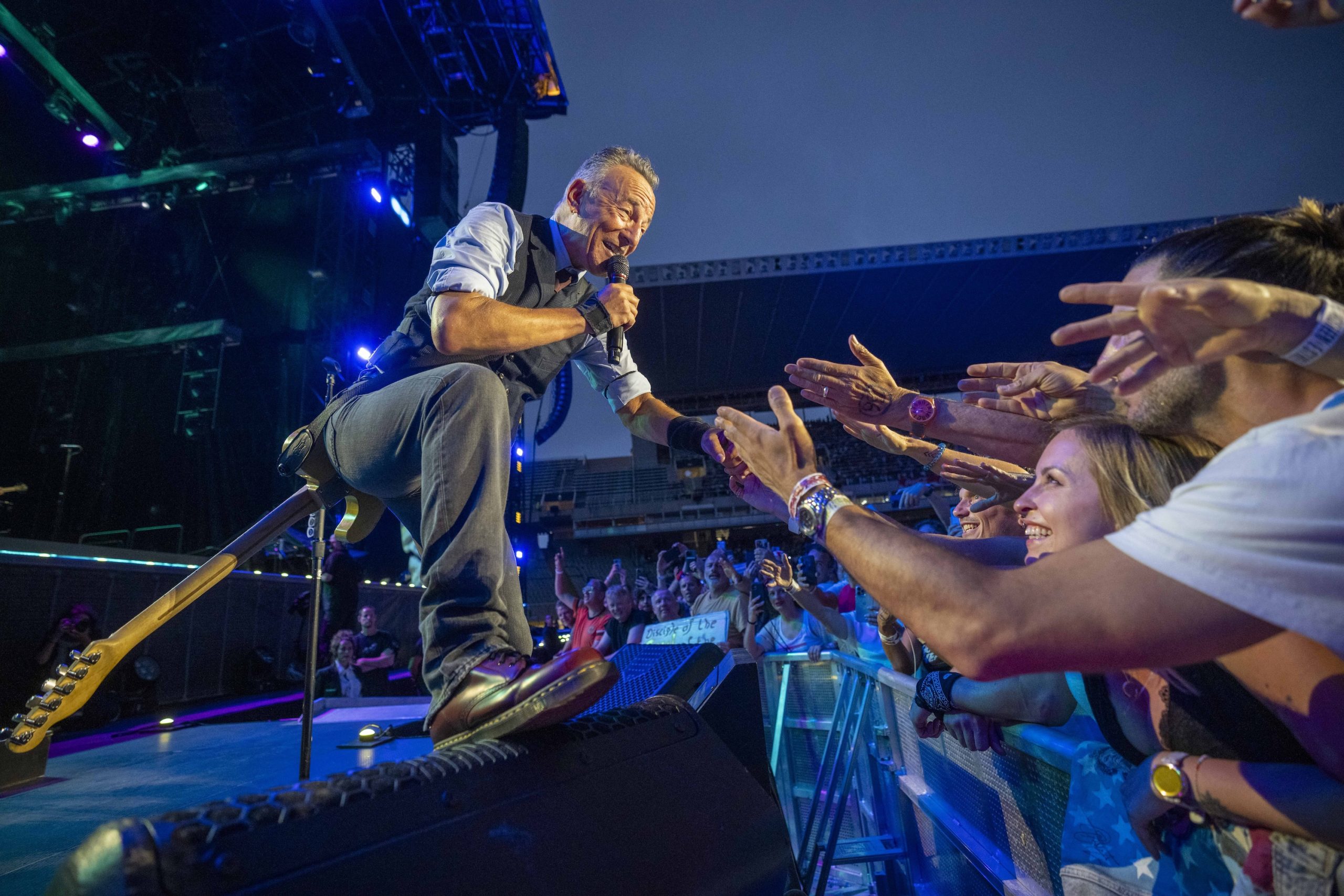 Bruce Springsteen & E Street Band at Estadi Olímpic, Barcelona, Spain on June 22, 2024.