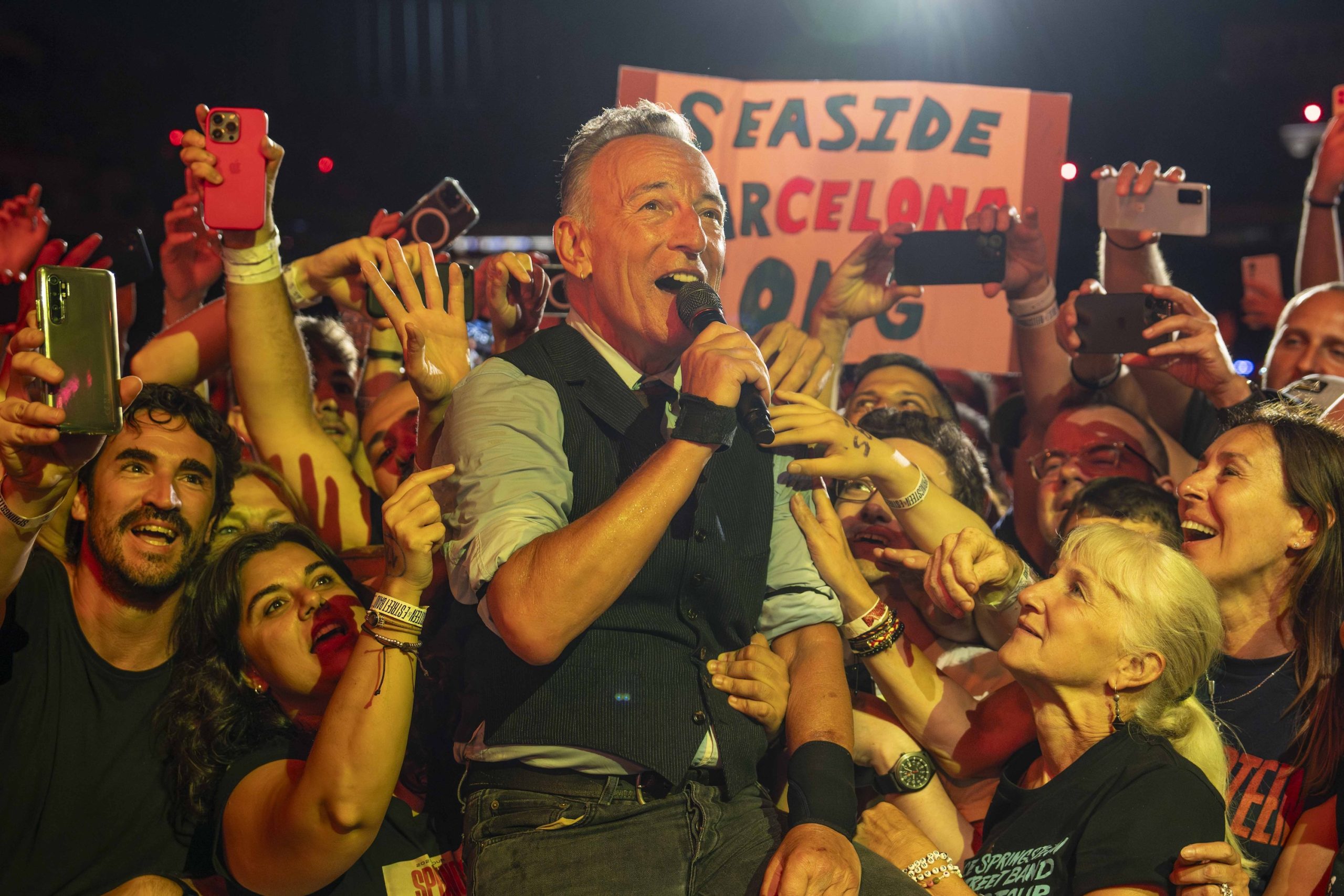 Bruce Springsteen & E Street Band at Estadi Olímpic, Barcelona, Spain on June 22, 2024.