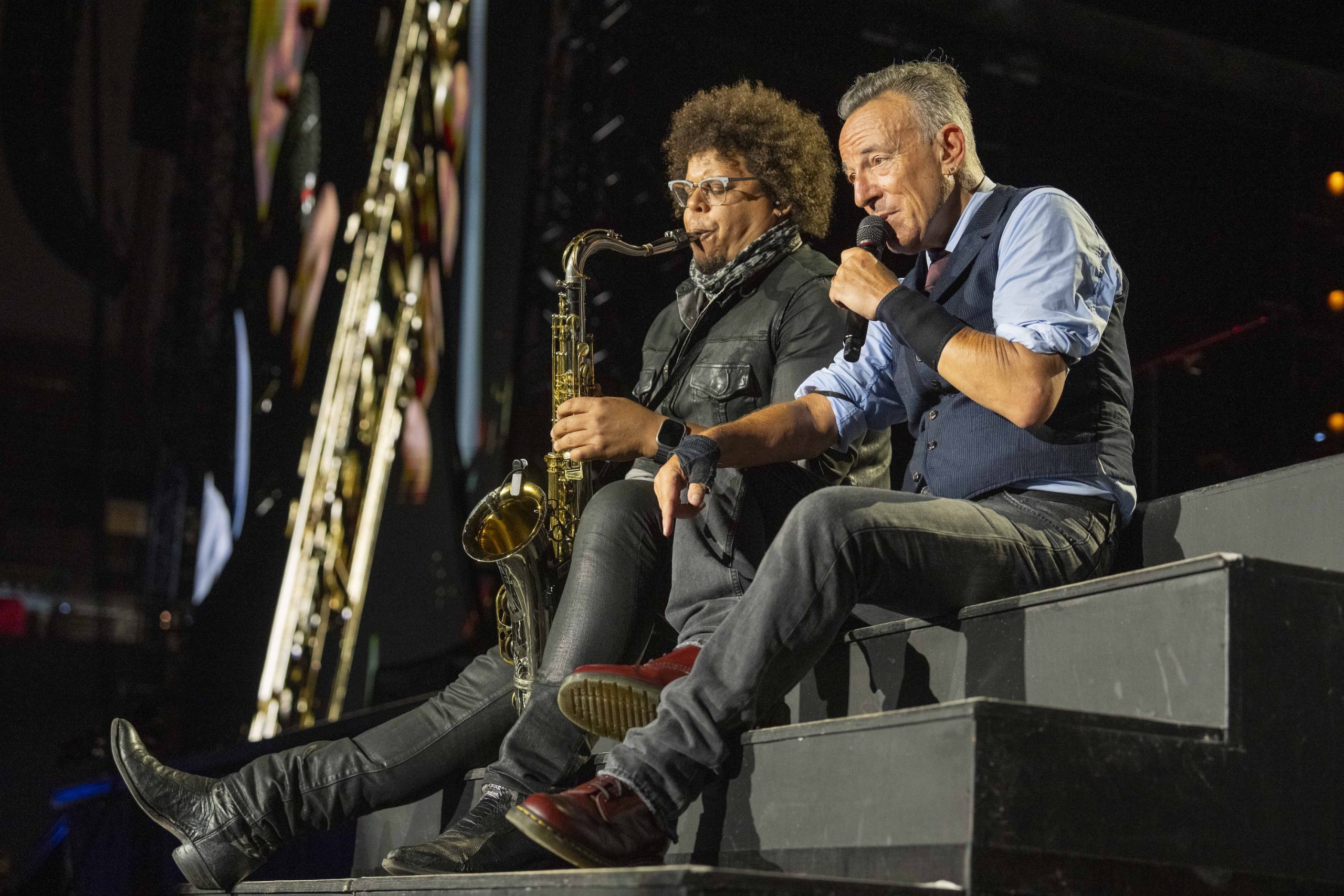 Bruce Springsteen & E Street Band at Estadi Olímpic, Barcelona, Spain on June 22, 2024.