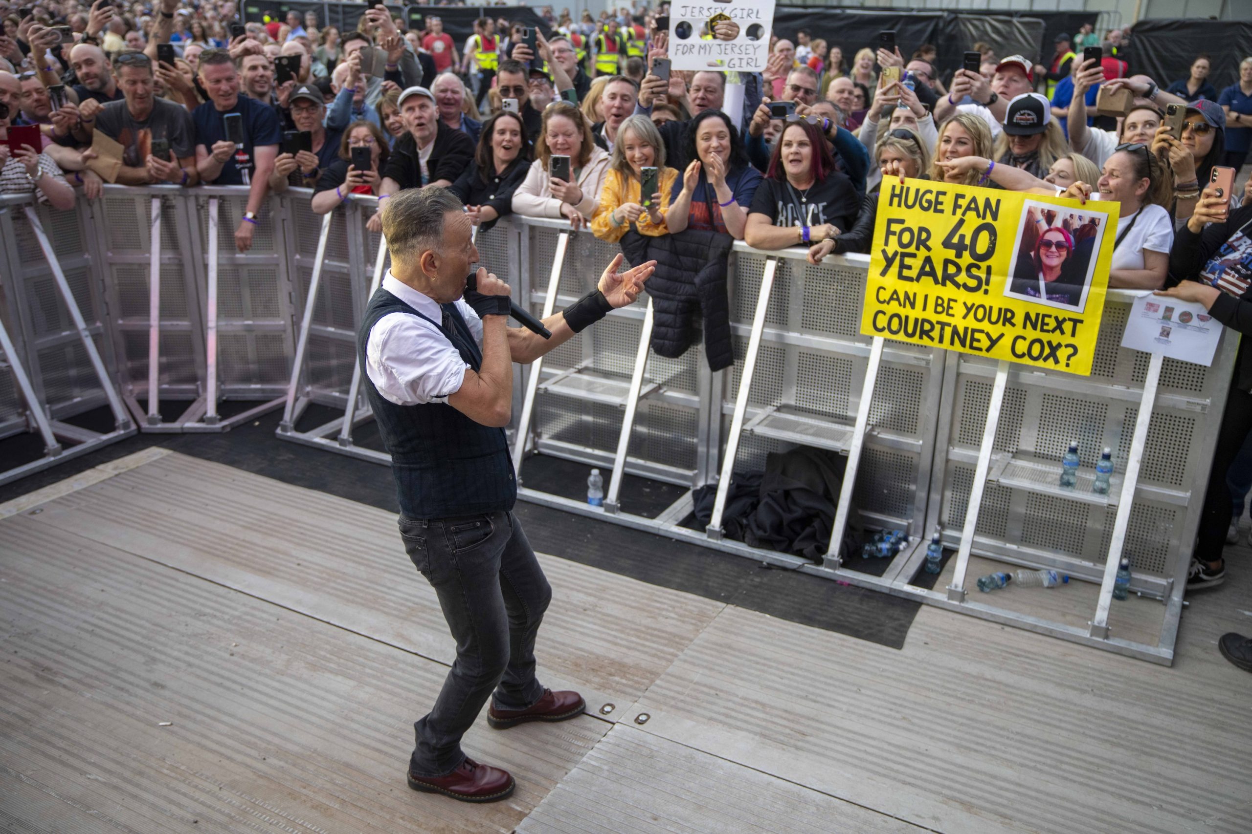 Bruce Springsteen & E Street Band at Boucher Road, Belfast, Northern Ireland on May 9, 2024.
