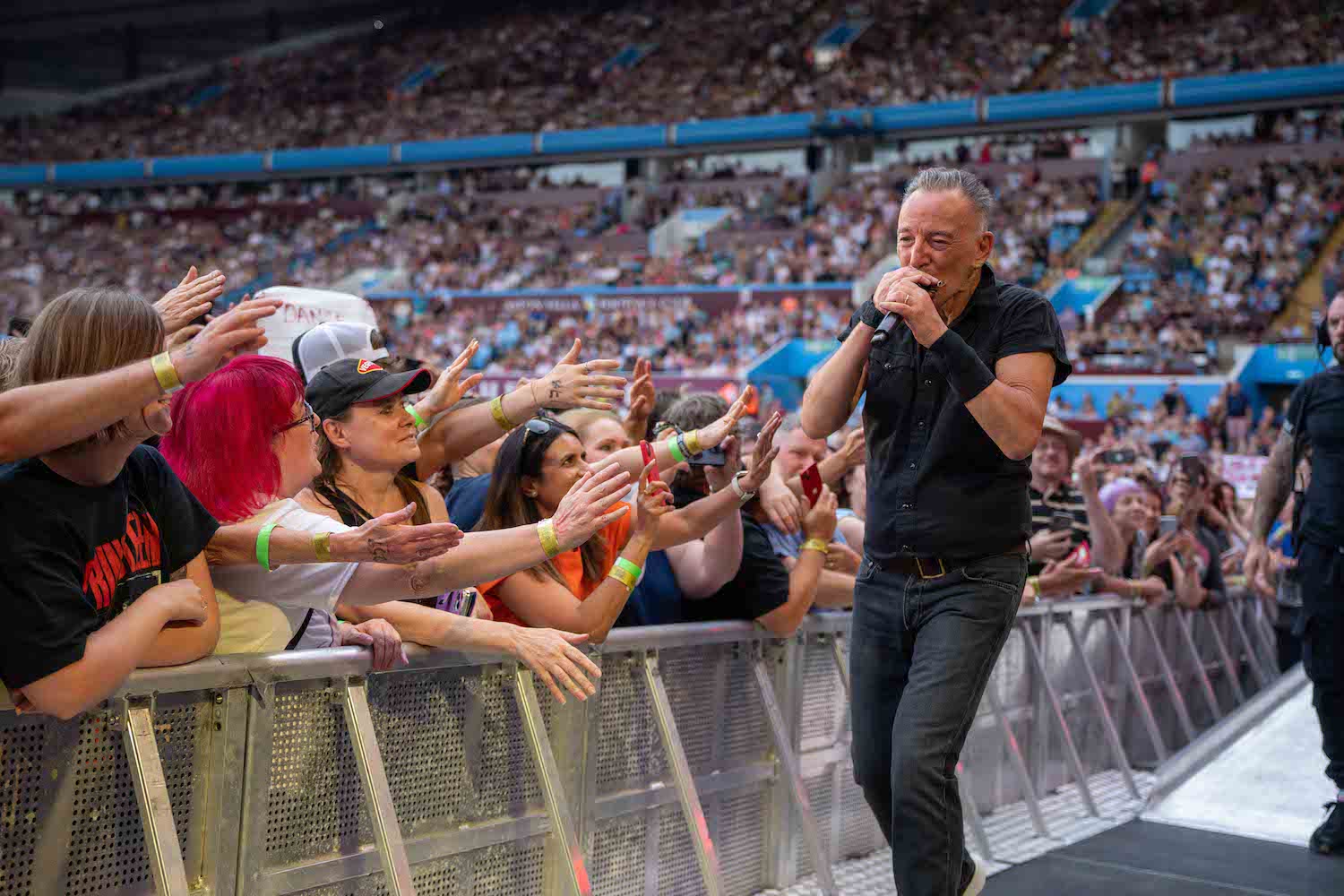 Bruce Springsteen & E Street Band at Villa Park, Birmingham, UK on June 16, 2023.