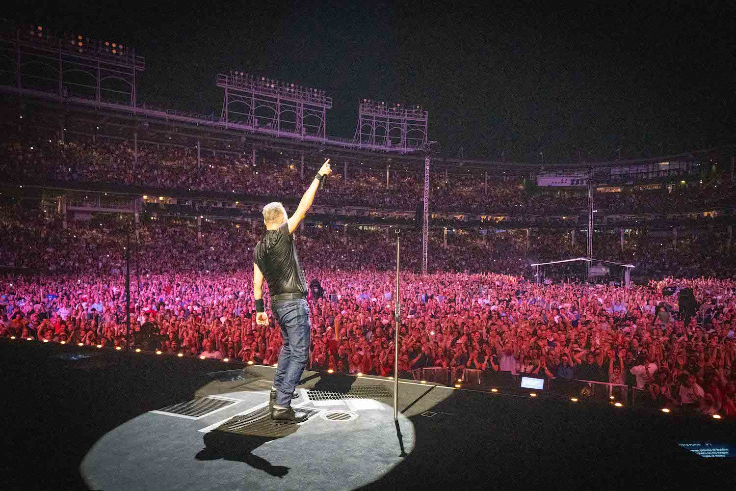 Bruce Springsteen & E Street Band at Wrigley Field, Chicago, Illinois on August 11, 2023.