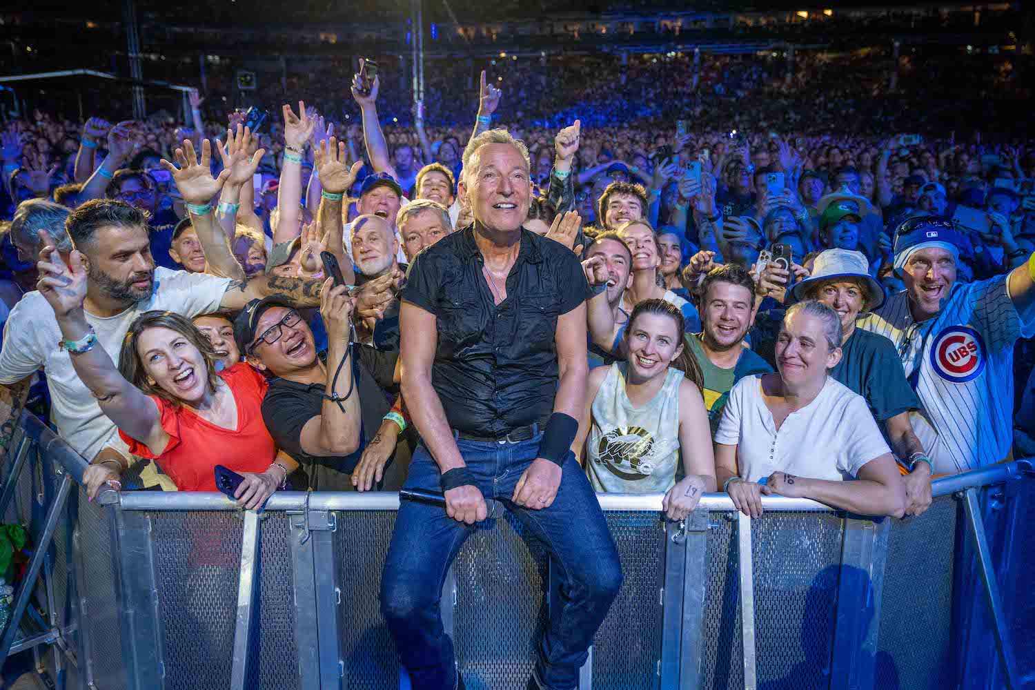 Bruce Springsteen & E Street Band at Wrigley Field, Chicago, Illinois on August 11, 2023.