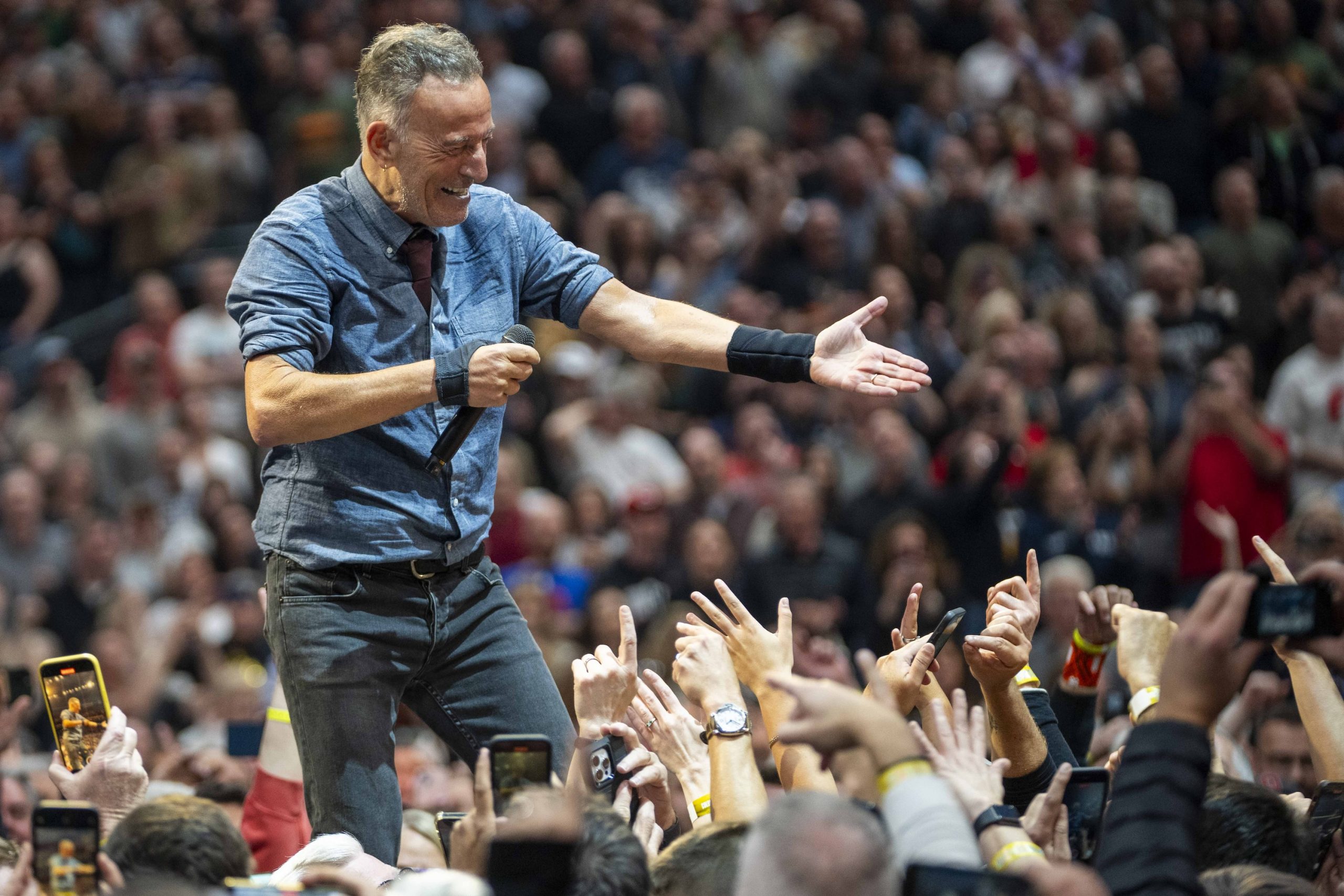 Bruce Springsteen & E Street Band at Nationwide Arena, Columbus, Ohio on April 21, 2024.