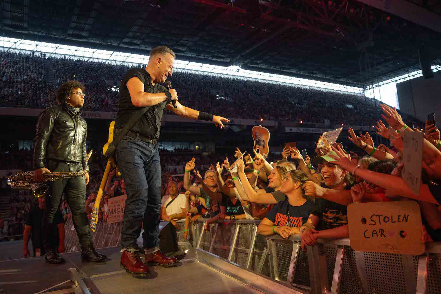 Bruce Springsteen & E Street Band at Parken, Copenhagen, Denmark on July 11, 2023.