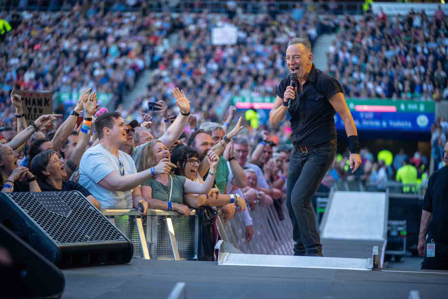 Bruce Springsteen & E Street Band at BT Murrayfield Stadium, Edinburgh, Scotland on May 30, 2023.