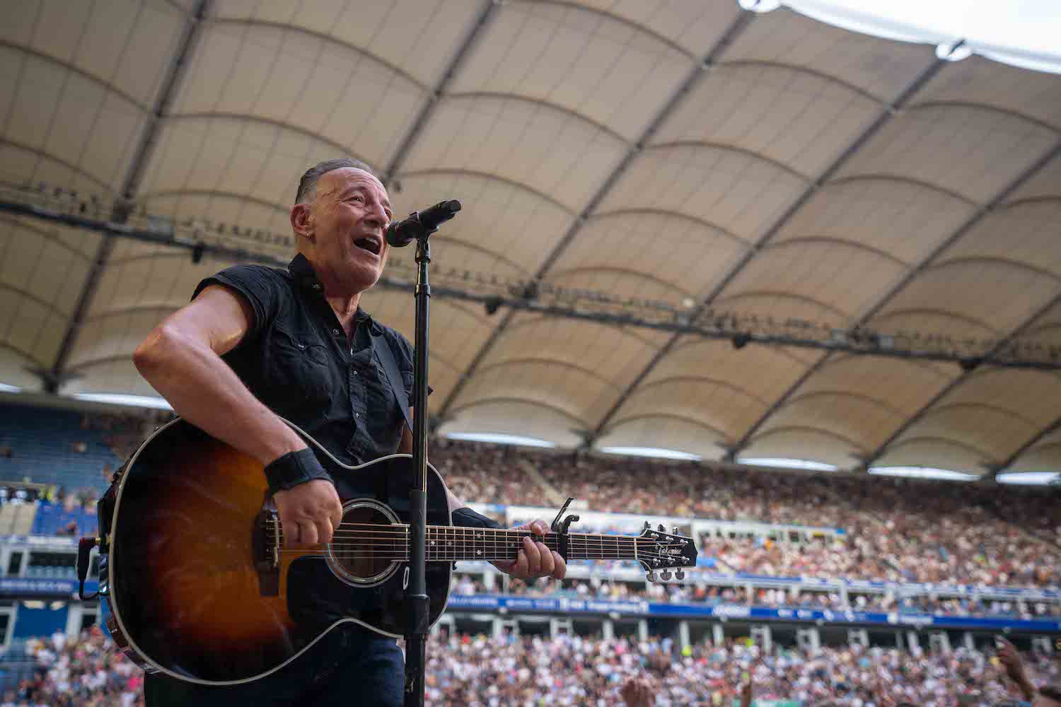 Bruce Springsteen & E Street Band at Volksparkstadion, Hamburg, Germany on July 15, 2023.