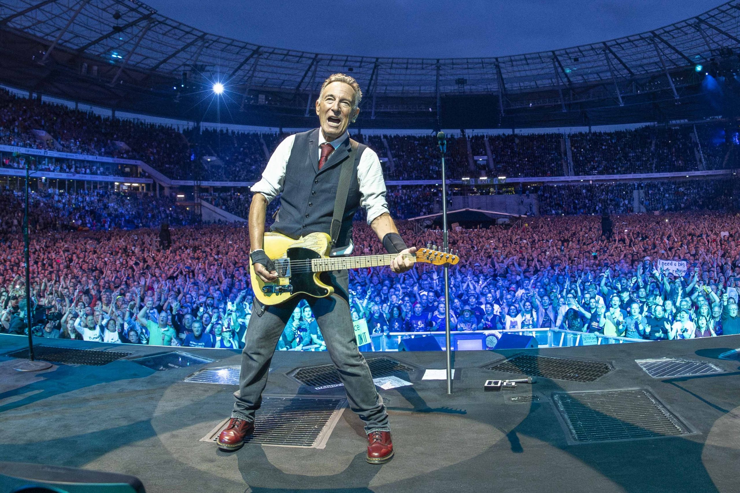 Bruce Springsteen & E Street Band at Heinz von Heiden Arena, Hannover, Germany on July 5, 2024.