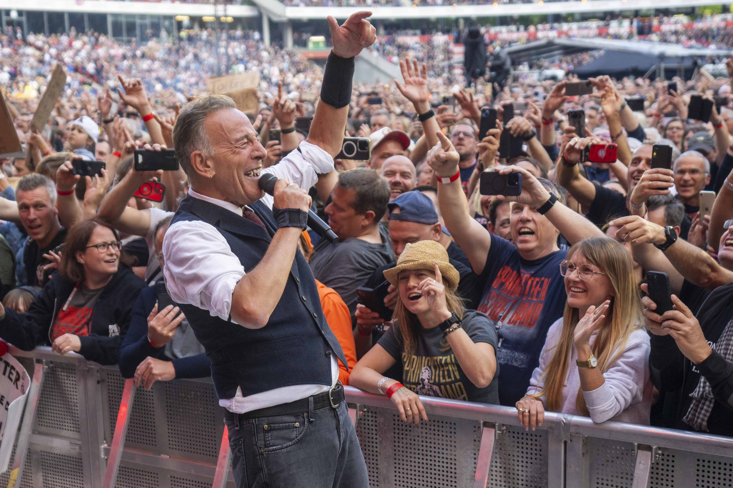 Bruce Springsteen & E Street Band at Heinz von Heiden Arena, Hannover, Germany on July 5, 2024.