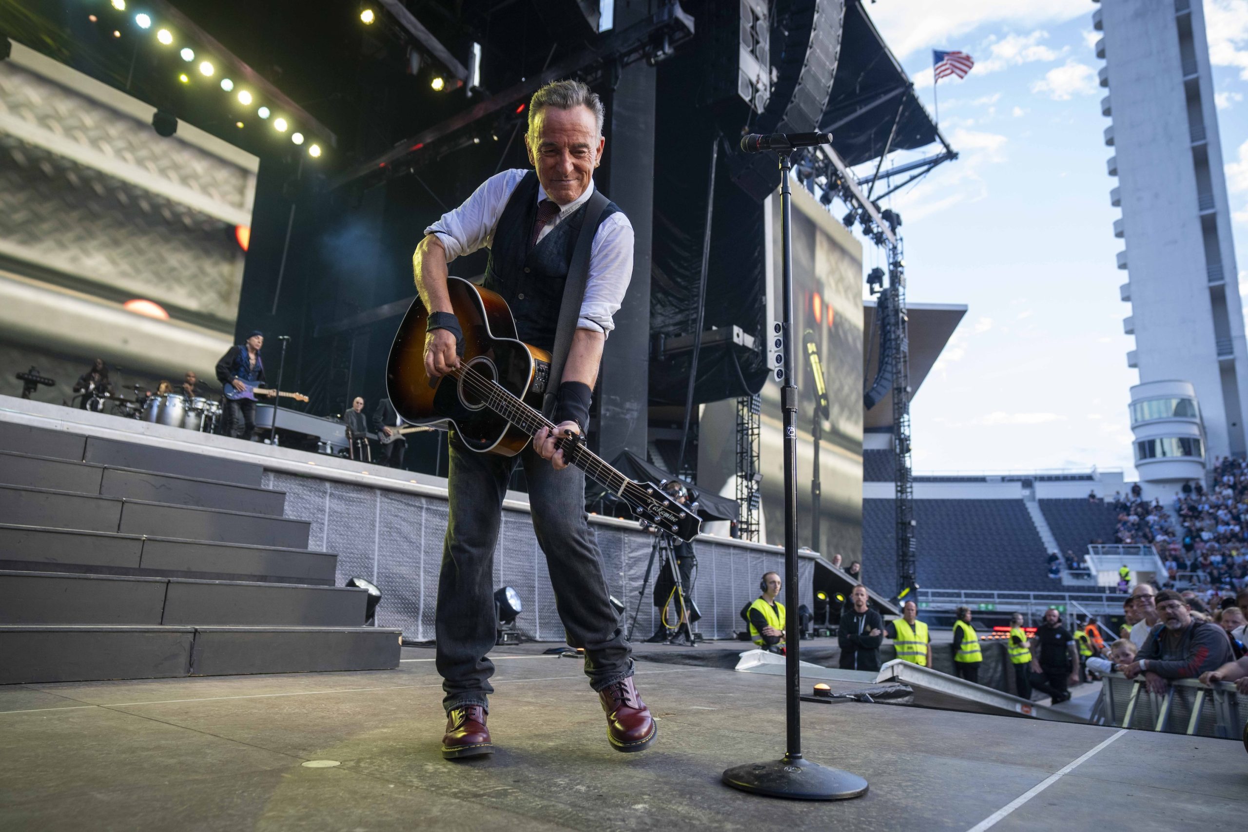 Bruce Springsteen & E Street Band at Olympic Stadium, Helsinki, Finland on July 12, 2024.