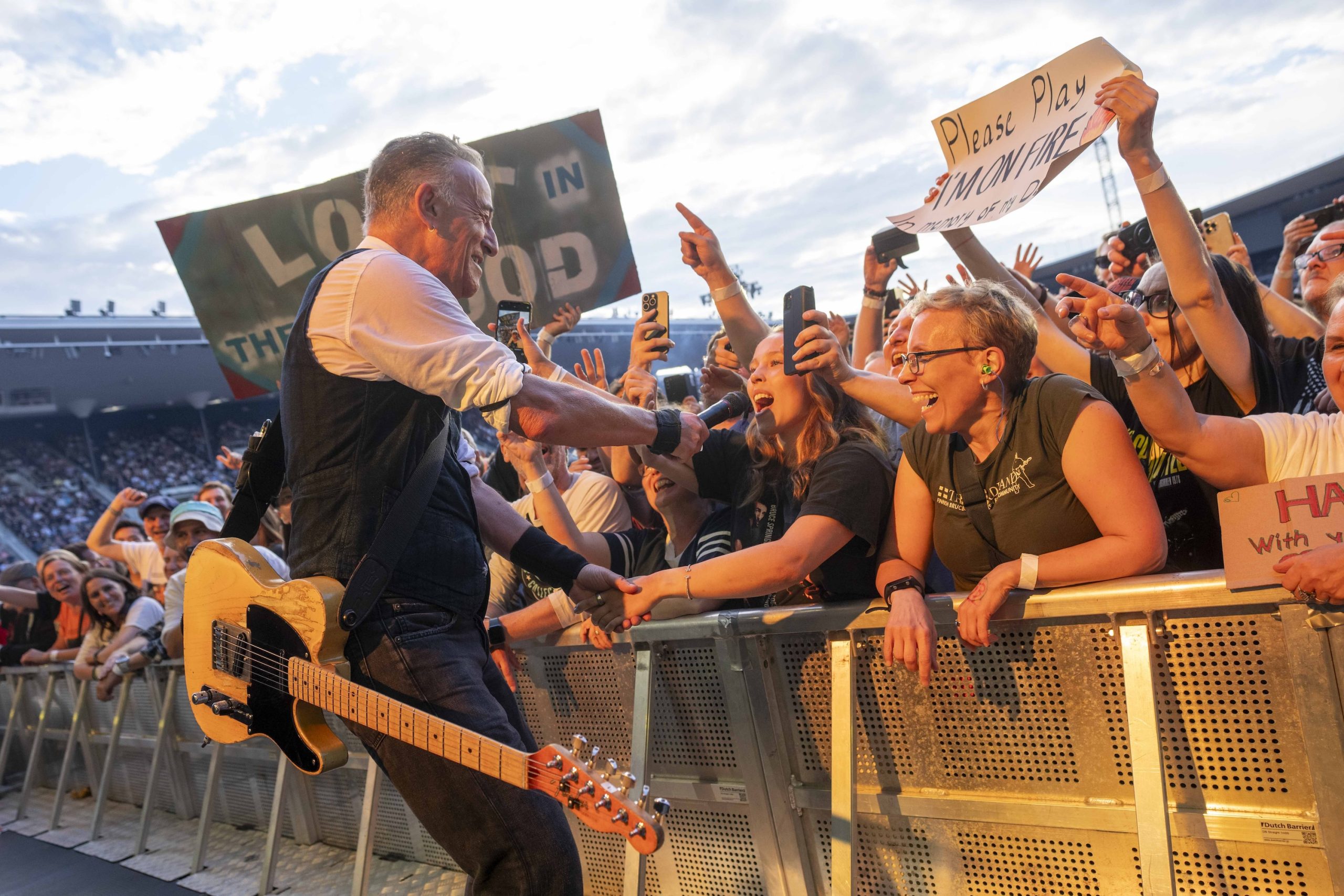 Bruce Springsteen & E Street Band at Olympic Stadium, Helsinki, Finland on July 12, 2024.
