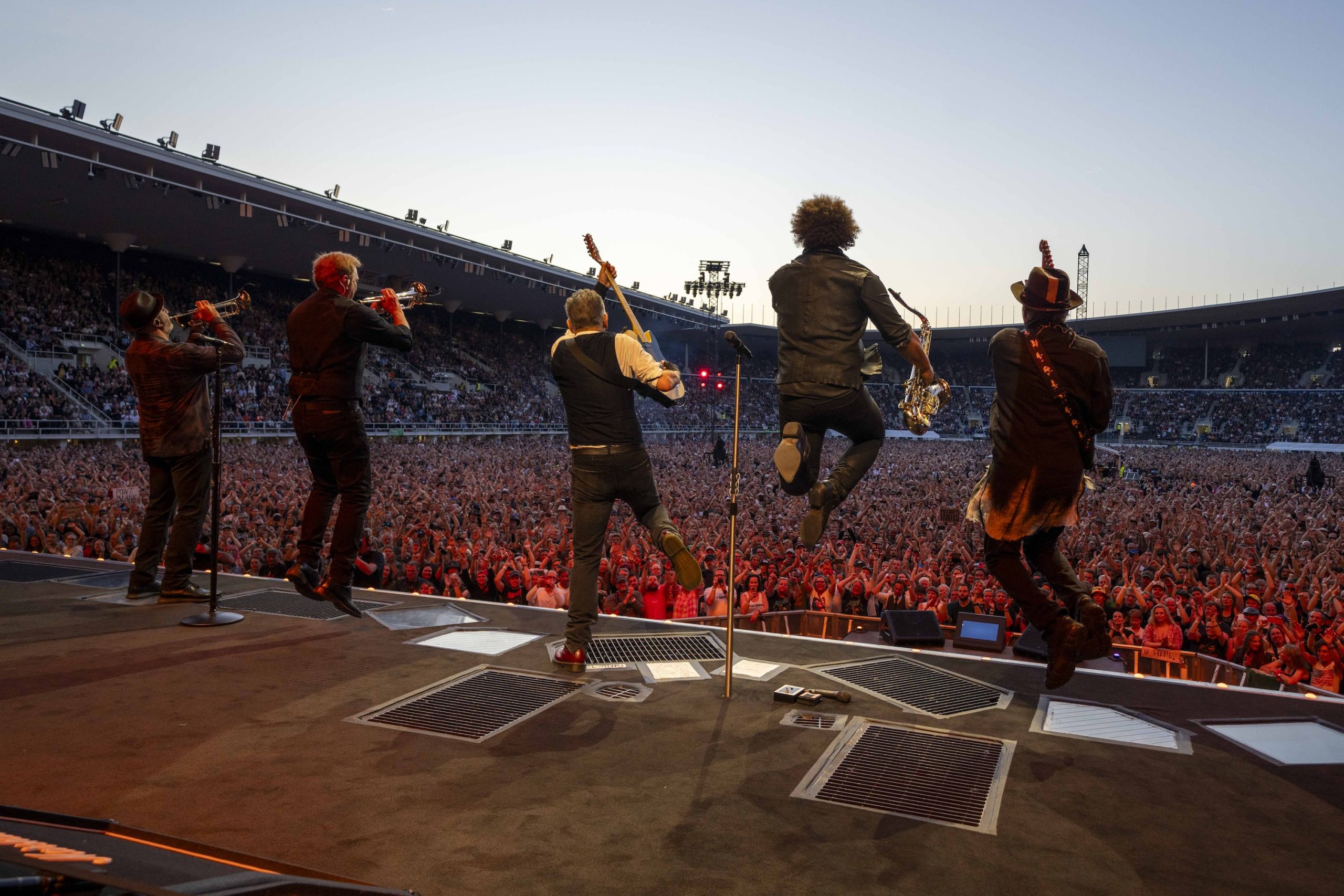 Bruce Springsteen & E Street Band at Olympic Stadium, Helsinki, Finland on July 12, 2024.