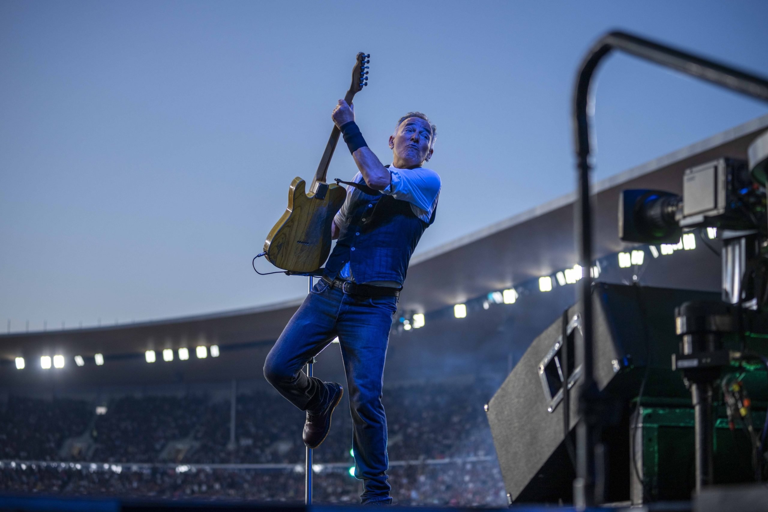 Bruce Springsteen & E Street Band at Olympic Stadium, Helsinki, Finland on July 12, 2024.