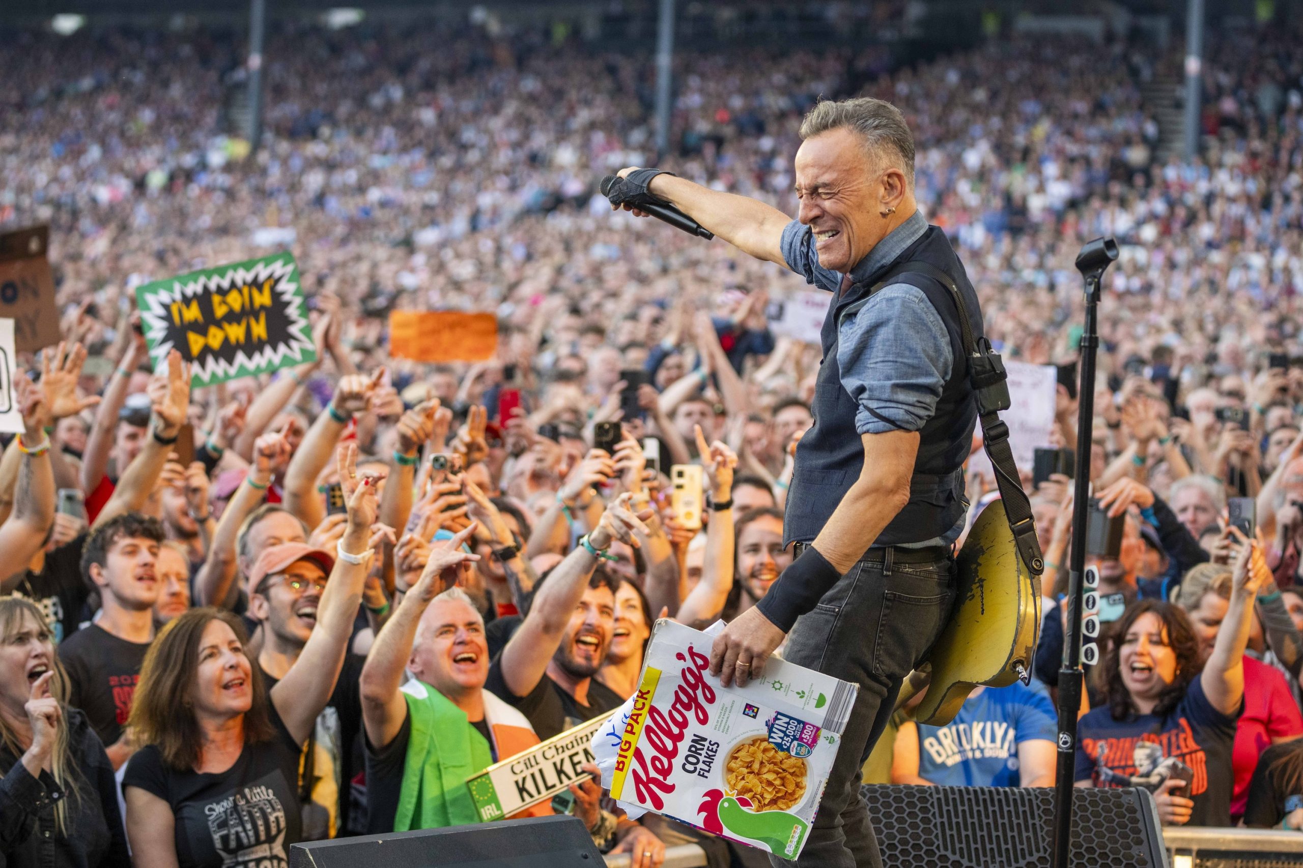 Bruce Springsteen & E Street Band at Nowlan Park, Kilkenny, Ireland on May 12, 2024.