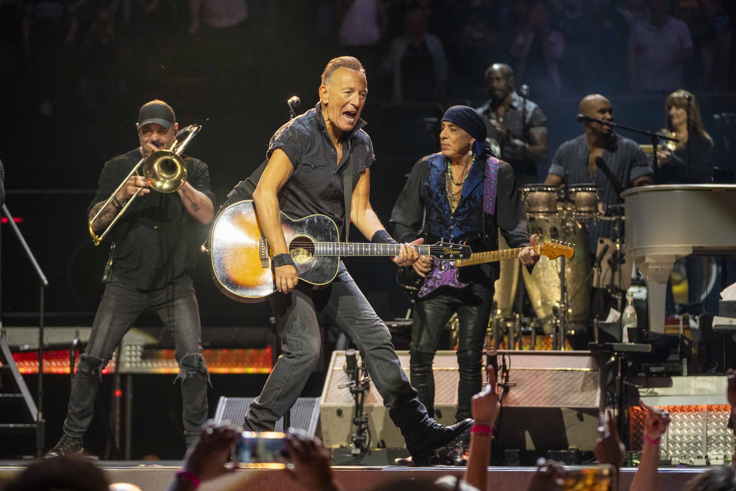 Bruce Springsteen & E Street Band at Kia Forum, Inglewood, California on April 7, 2024.