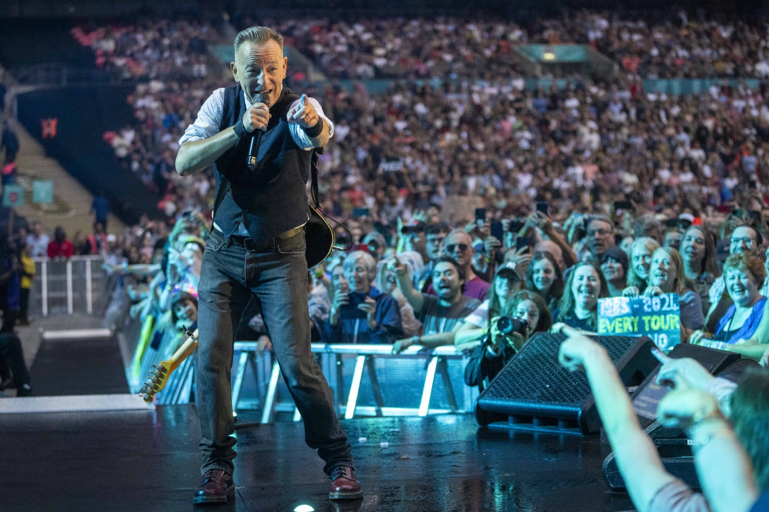 Bruce Springsteen & E Street Band at Wembley Stadium, London, England on July 25, 2024.