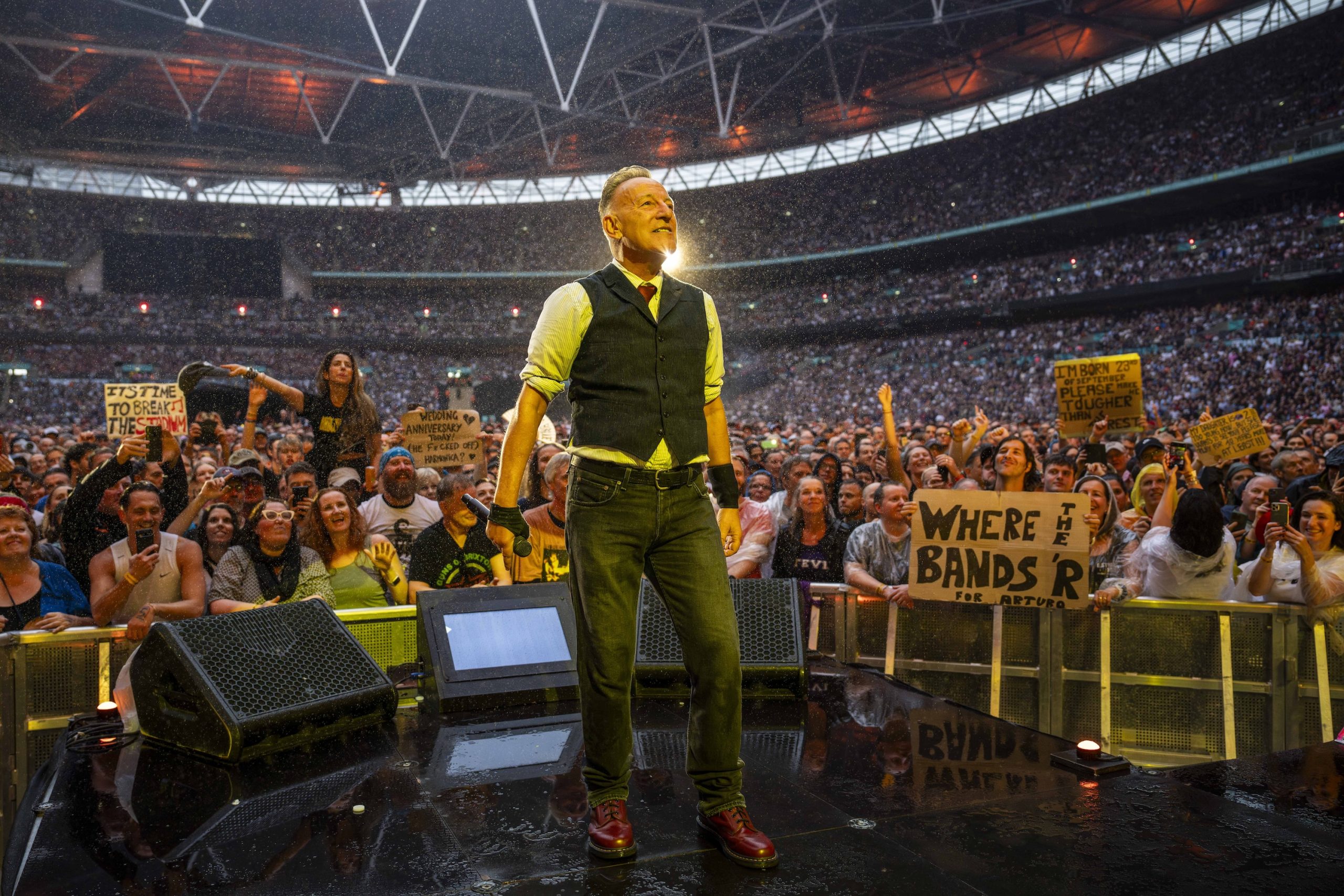 Bruce Springsteen & E Street Band at Wembley Stadium, London, England on July 25, 2024.