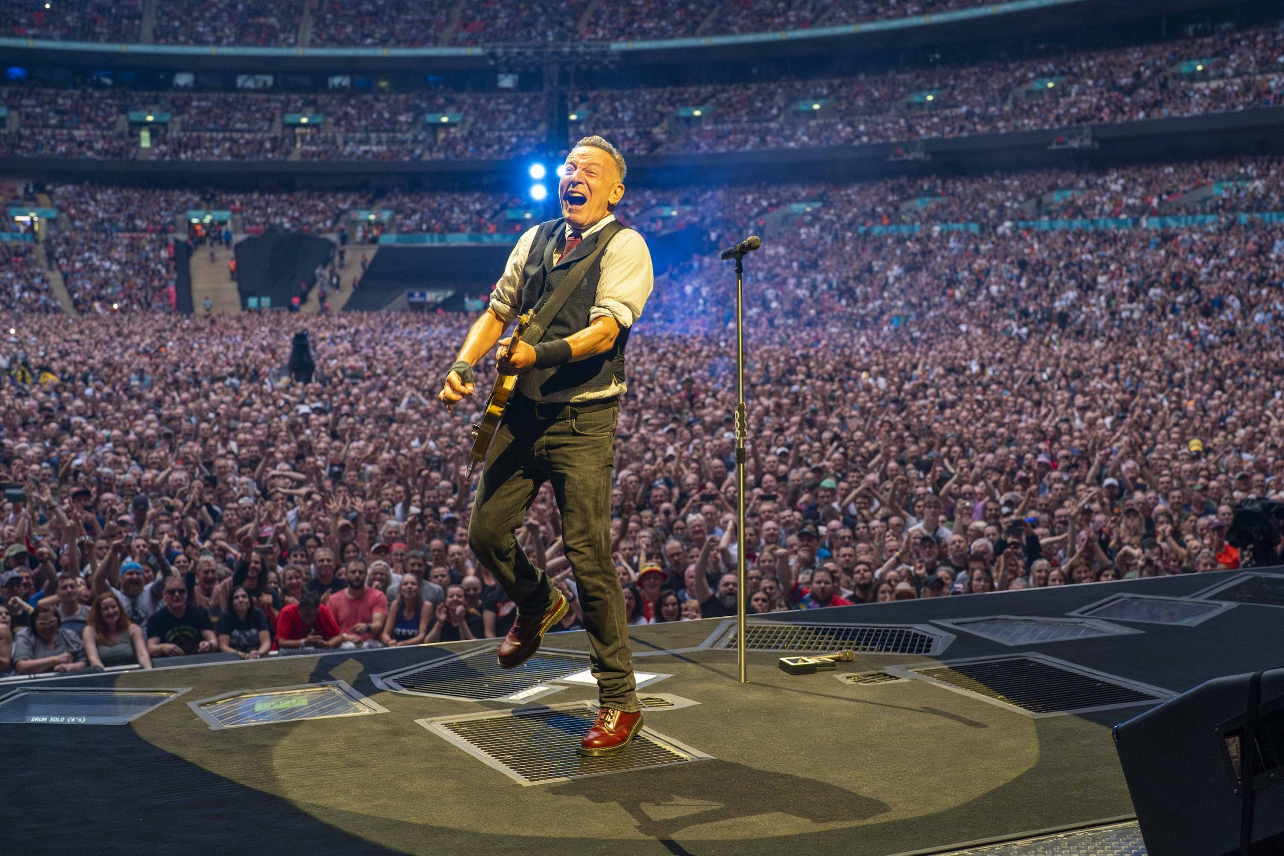 Bruce Springsteen & E Street Band at Wembley Stadium, London, England on July 25, 2024.