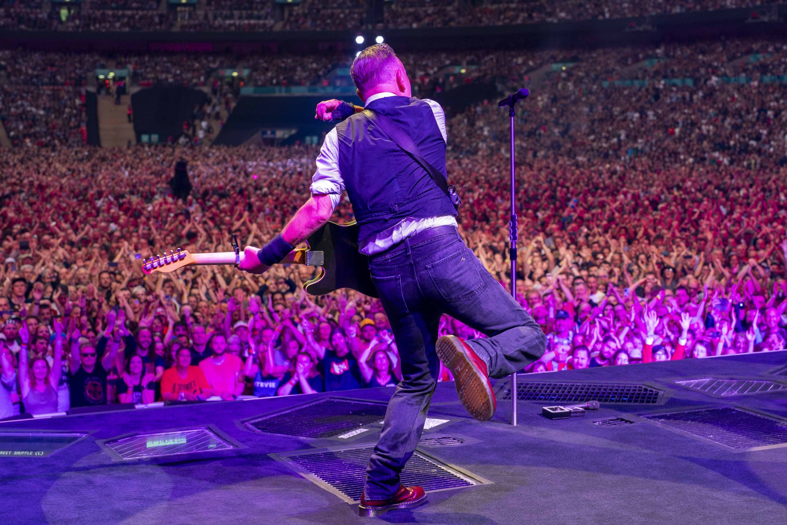 Bruce Springsteen & E Street Band at Wembley Stadium, London, England on July 25, 2024.