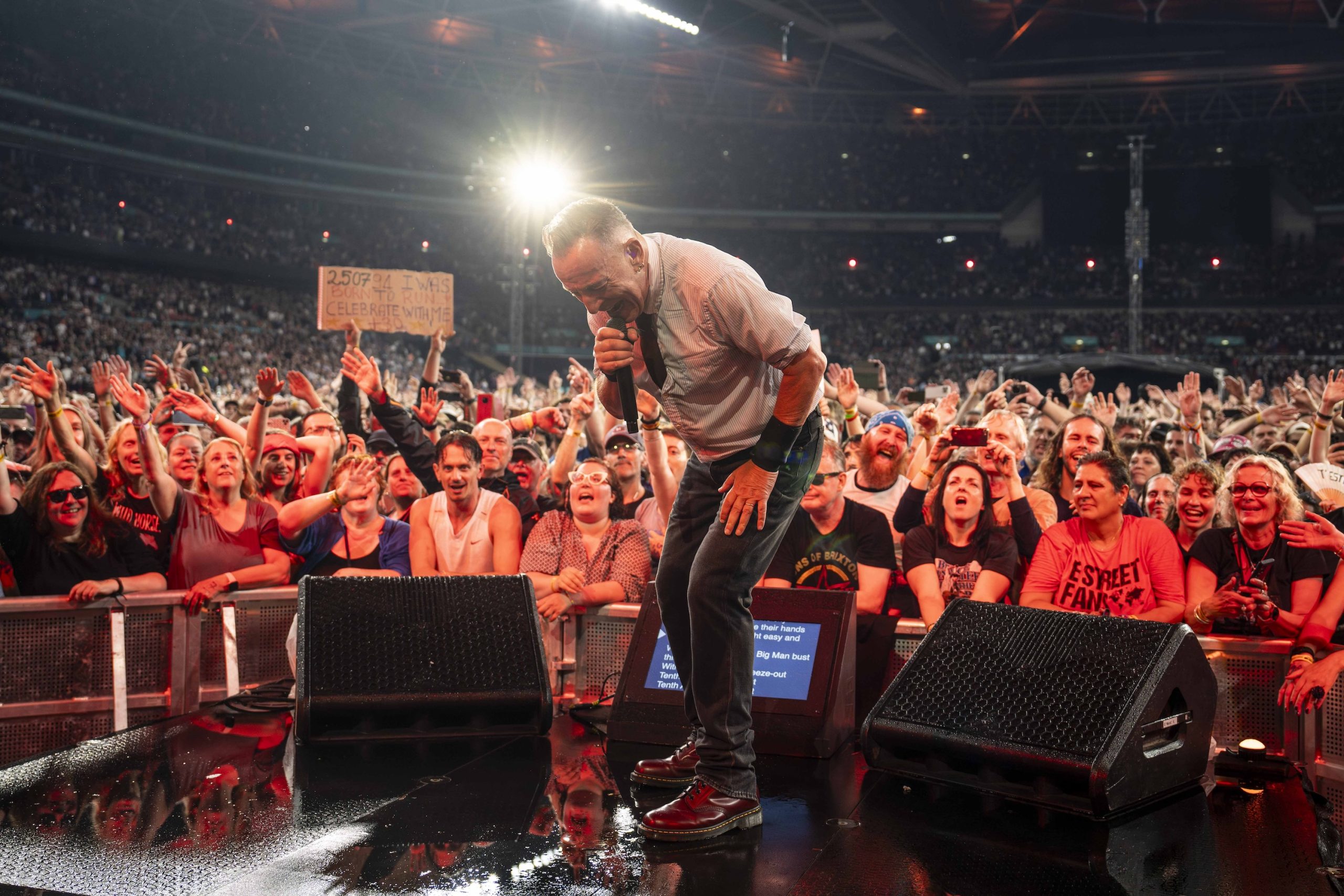 Bruce Springsteen & E Street Band at Wembley Stadium, London, England on July 25, 2024.
