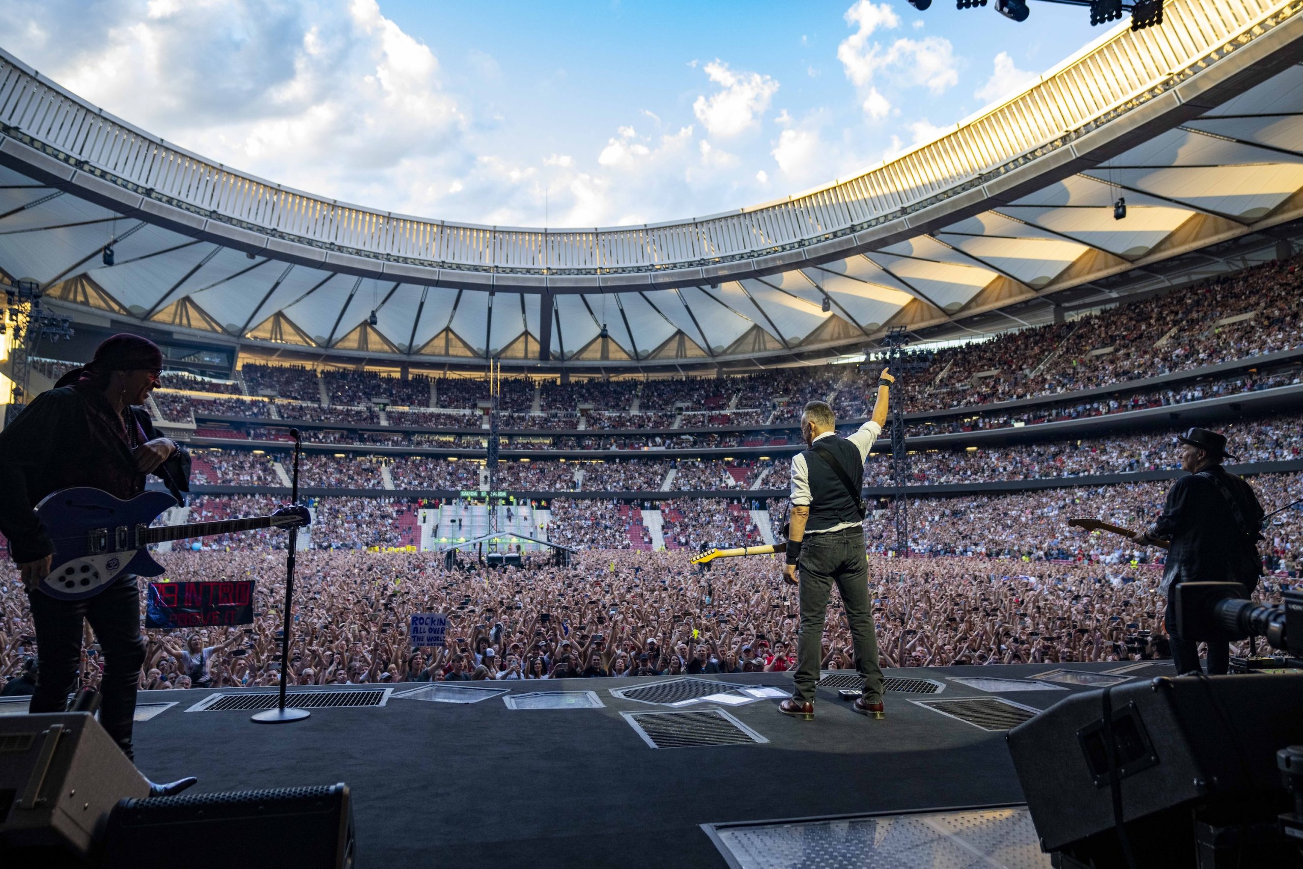 Bruce Springsteen & E Street Band at Cívitas Metropolitano, Madrid, Spain on June 12, 2024.