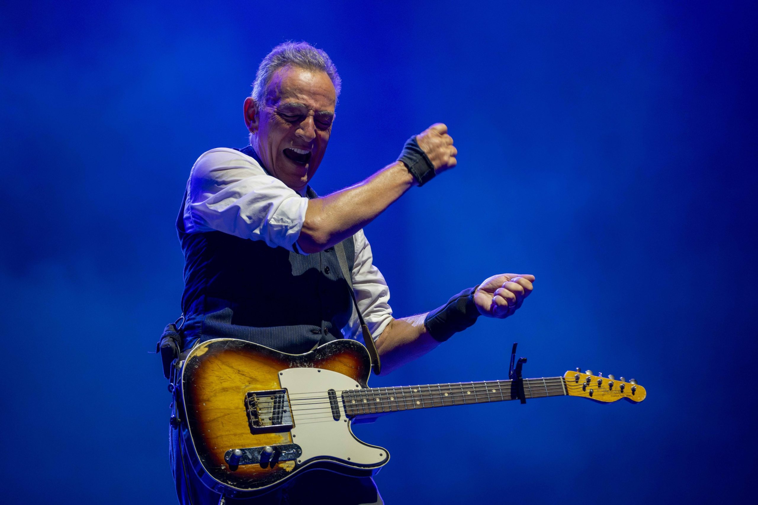 Bruce Springsteen & E Street Band at Cívitas Metropolitano, Madrid, Spain on June 14, 2024.