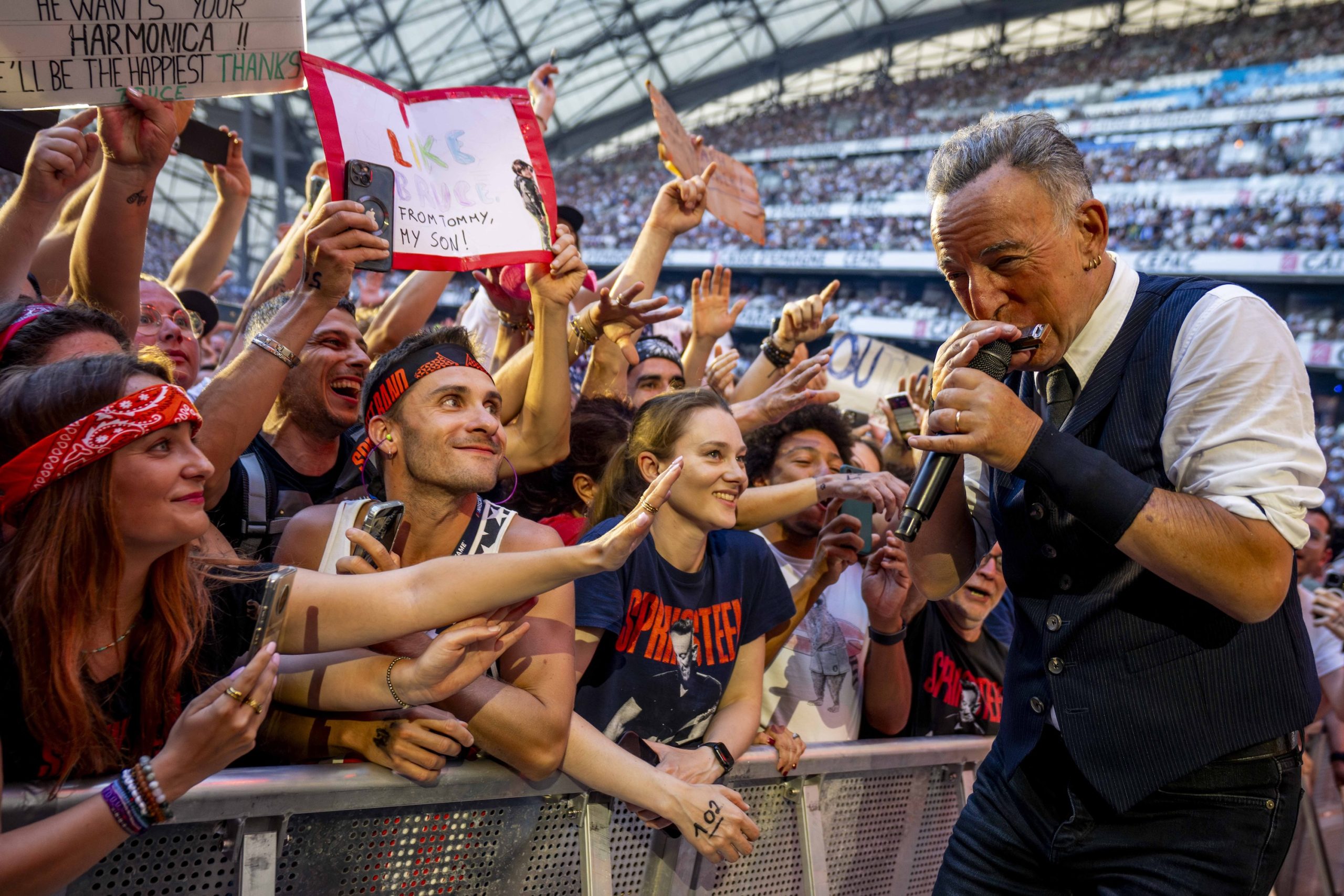 Bruce Springsteen & E Street Band at Orange Vélodrome, Marseille, France on May 31, 2025.