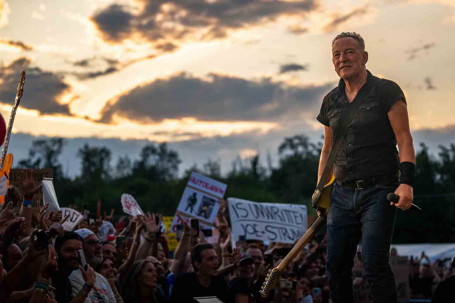 Bruce Springsteen & E Street Band at Prato Della Gerascia, Autodromo Di Monza, Monza, Italy on July 25, 2023.