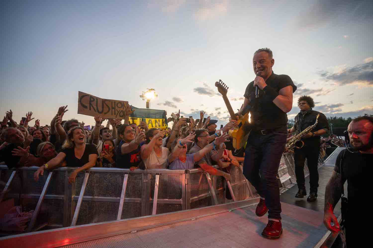 Bruce Springsteen & E Street Band at Prato Della Gerascia, Autodromo Di Monza, Monza, Italy on July 25, 2023.