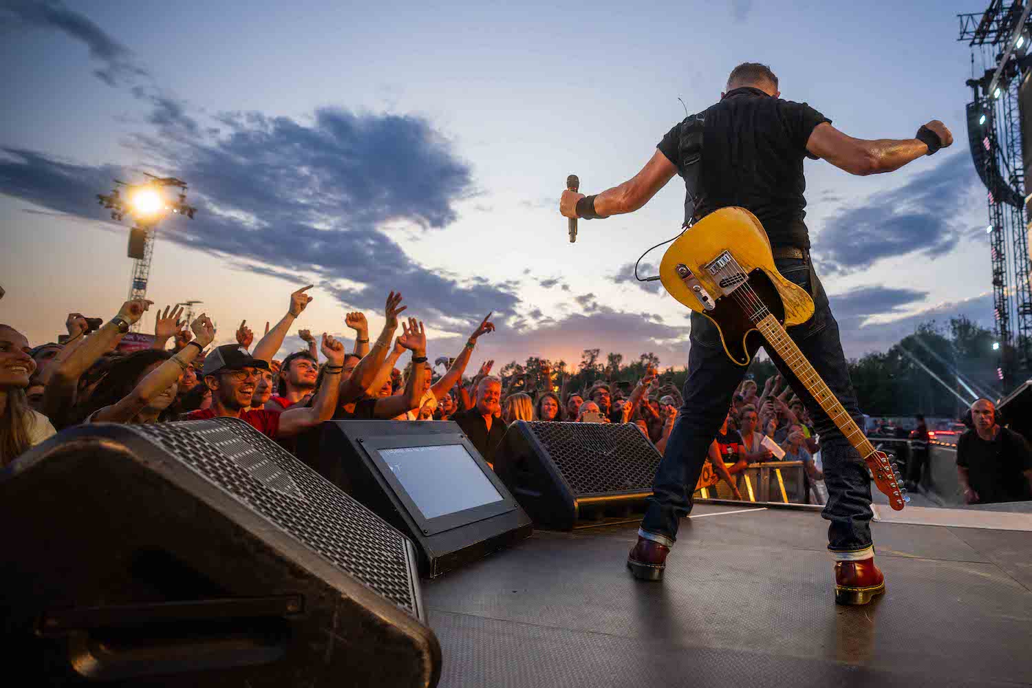 Bruce Springsteen & E Street Band at Prato Della Gerascia, Autodromo Di Monza, Monza, Italy on July 25, 2023.