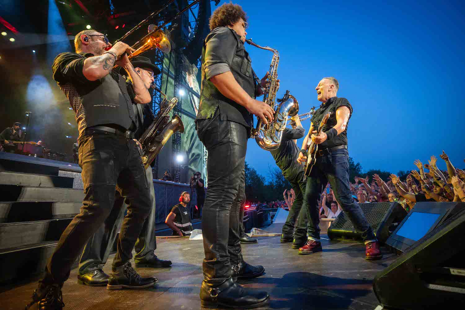 Bruce Springsteen & E Street Band at Prato Della Gerascia, Autodromo Di Monza, Monza, Italy on July 25, 2023.