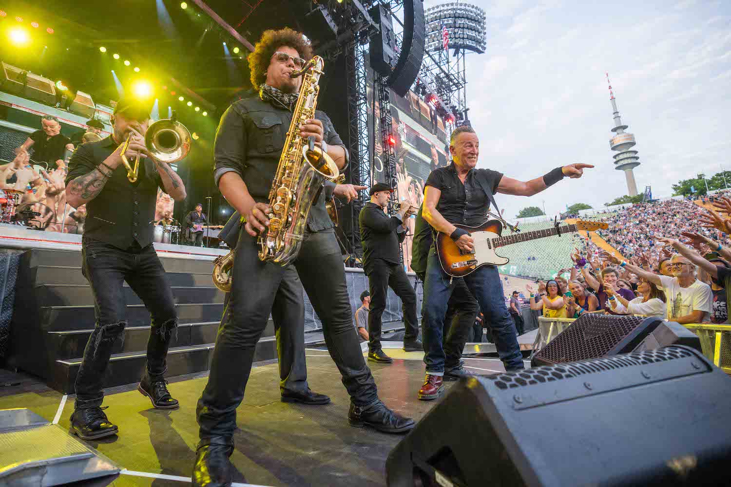 Bruce Springsteen & E Street Band at Olympiastadion, Munich, Germany on July 23, 2023.